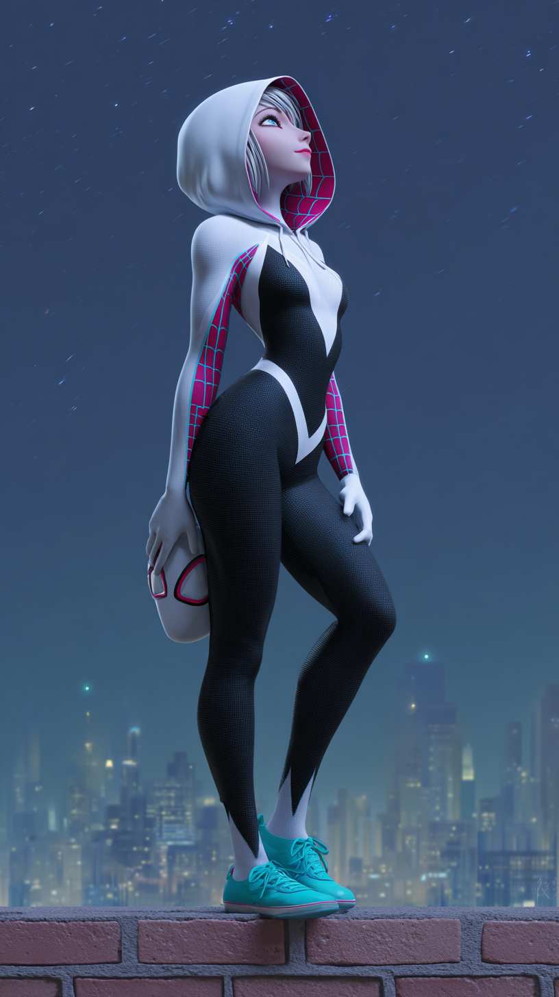 fond d'écran Gwen Stacy téléphone Huawei télécharger gratuit