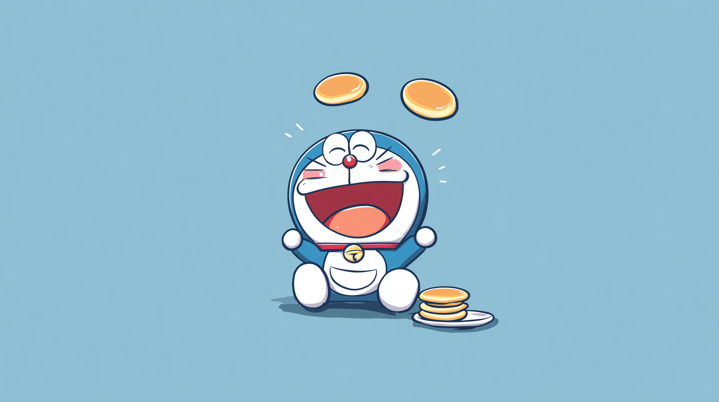 fond d'écran Doraemon 3840x1440 téléchargement gratuit