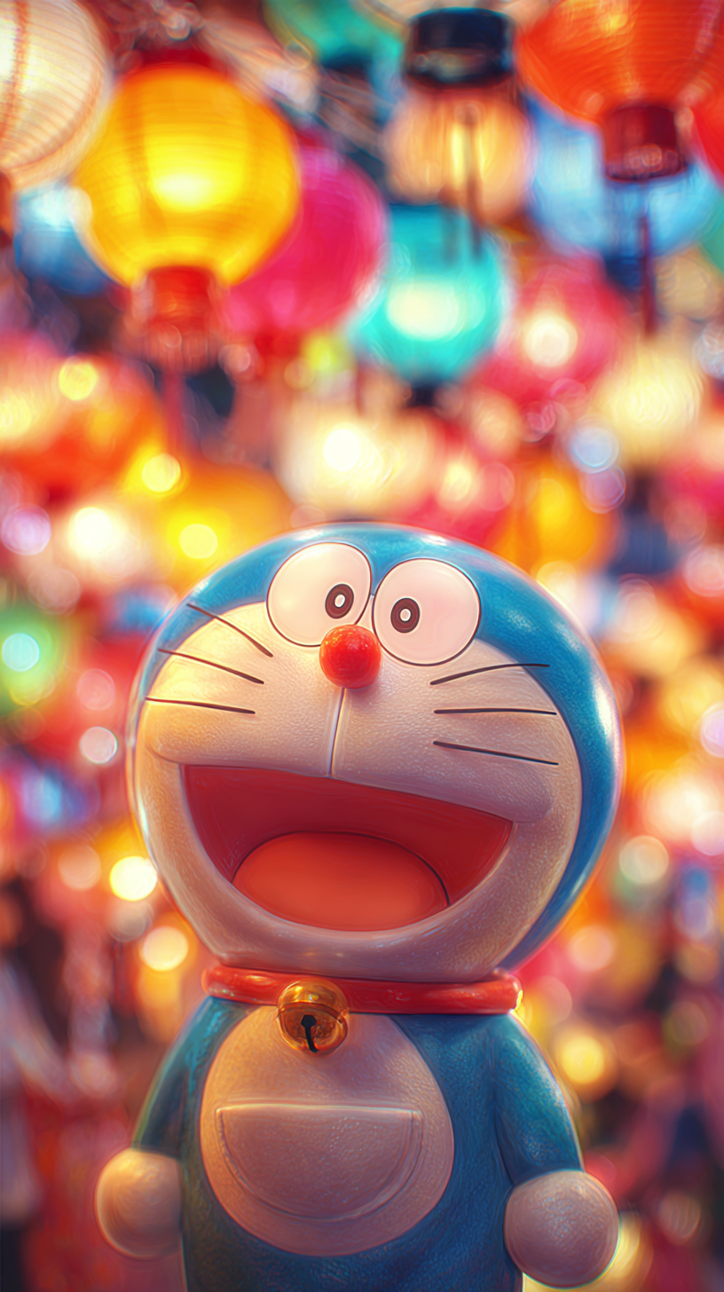 iphone fond d'écran Doraemon télécharger gratuit