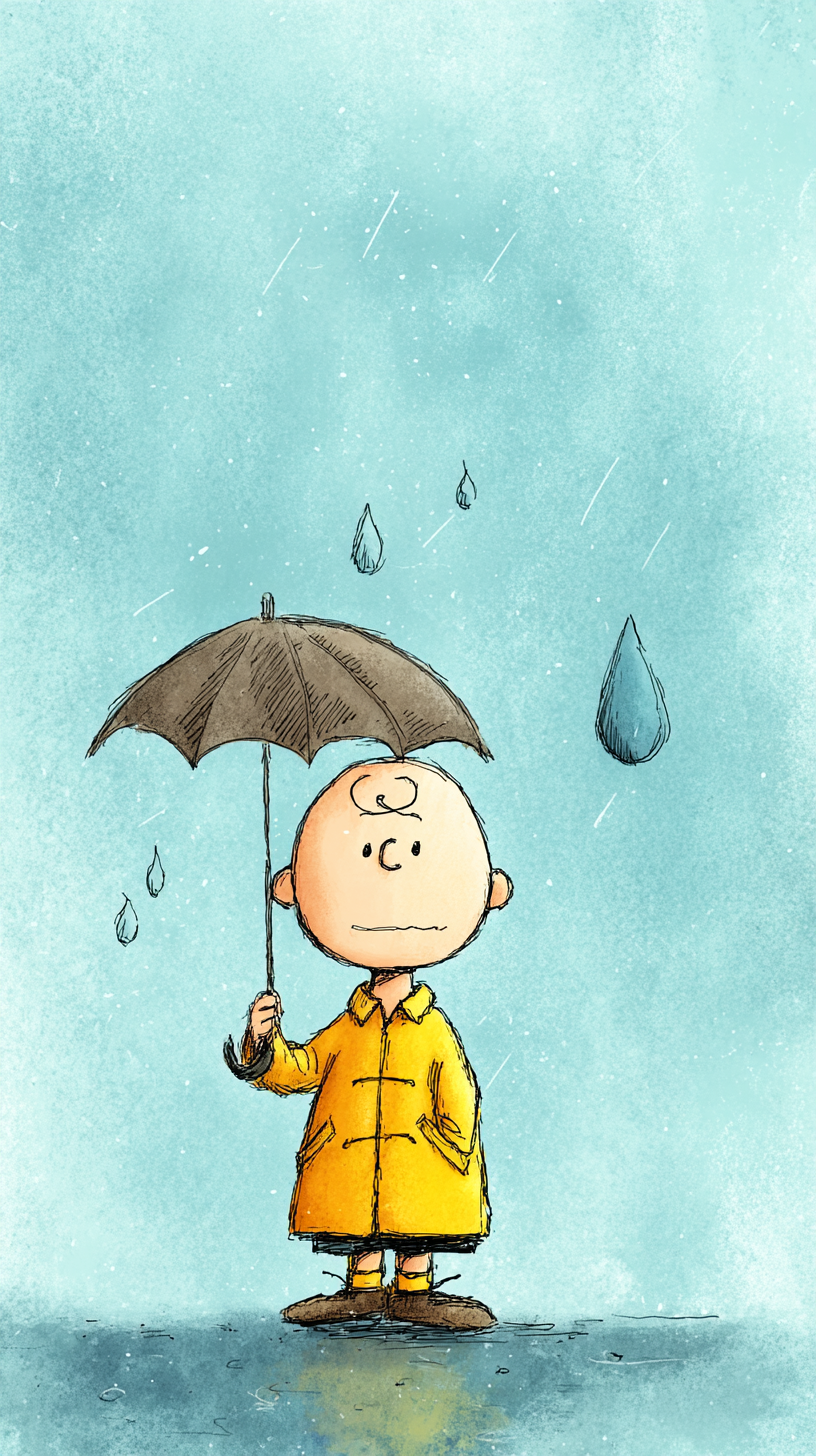 fond d'écran Charlie Brown iphone 16 pro gratuit