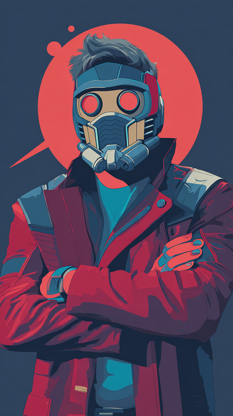 fond d'écran Star Lord téléphone gratuit