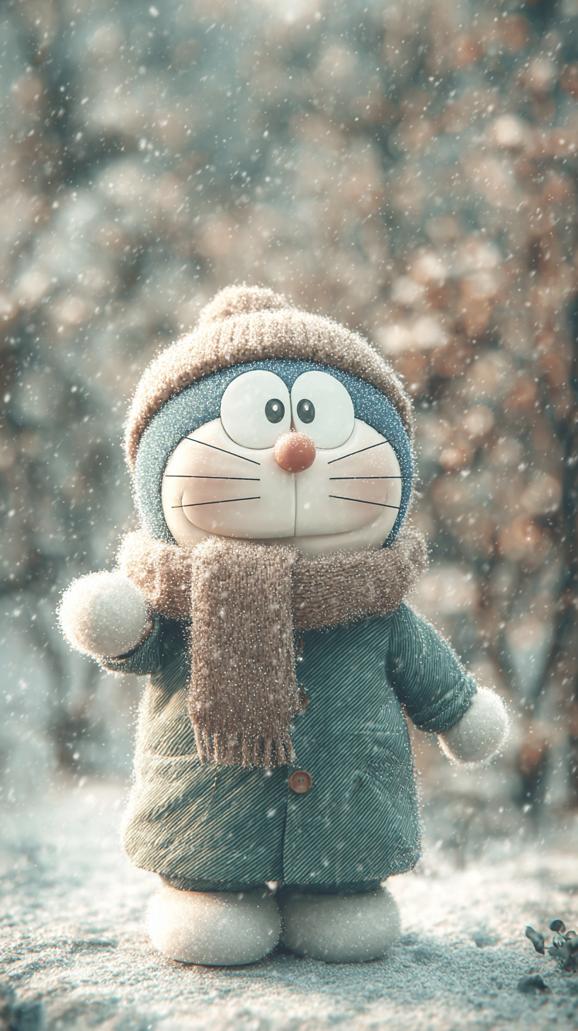 fond d'écran Doraemon téléphone Xiaomi gratuit