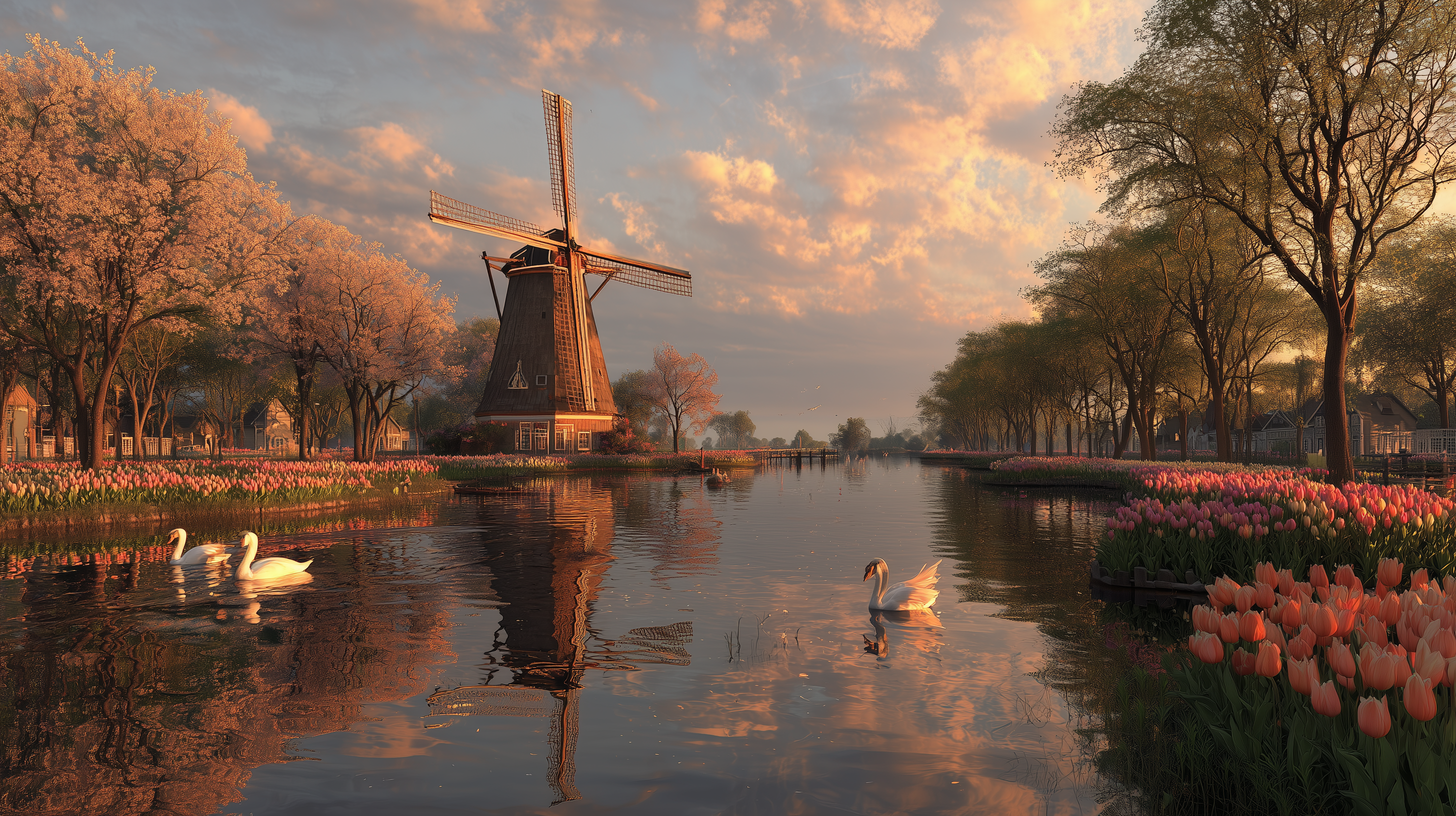 fond d'écran Moulin à vent pc 3440x1440 téléchargement gratuit
