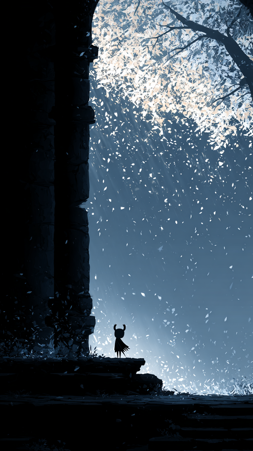 fond d'écran Hollow Knight iphone 15 4k gratuit