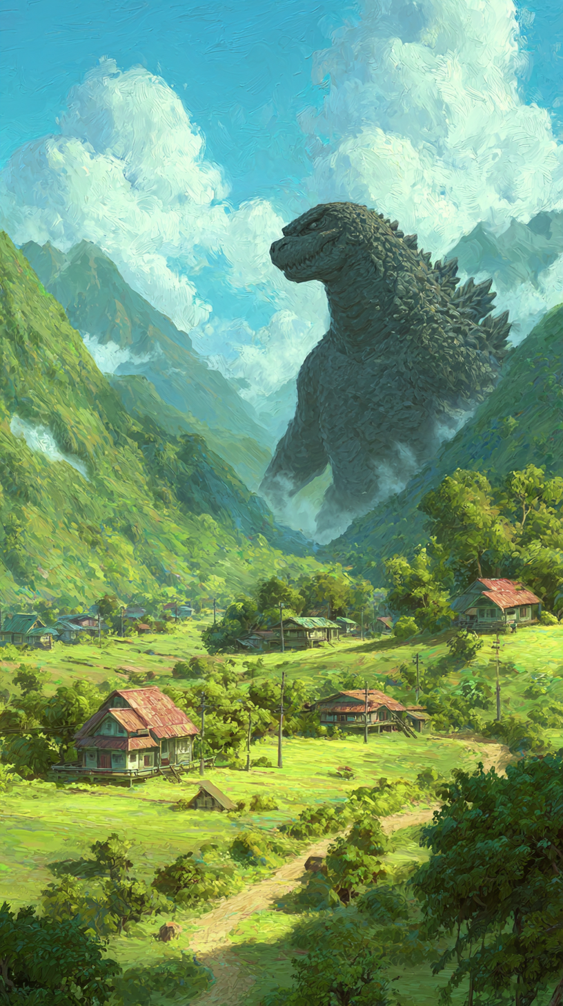 xiaomi fond d'écran Godzilla télécharger gratuit