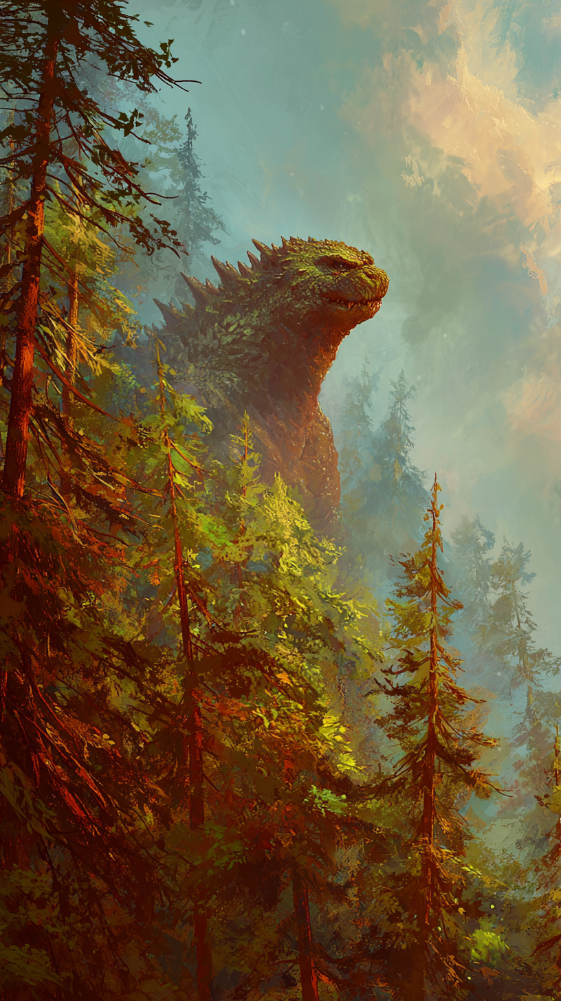 fond d'écran Godzilla iphone 8 gratuit