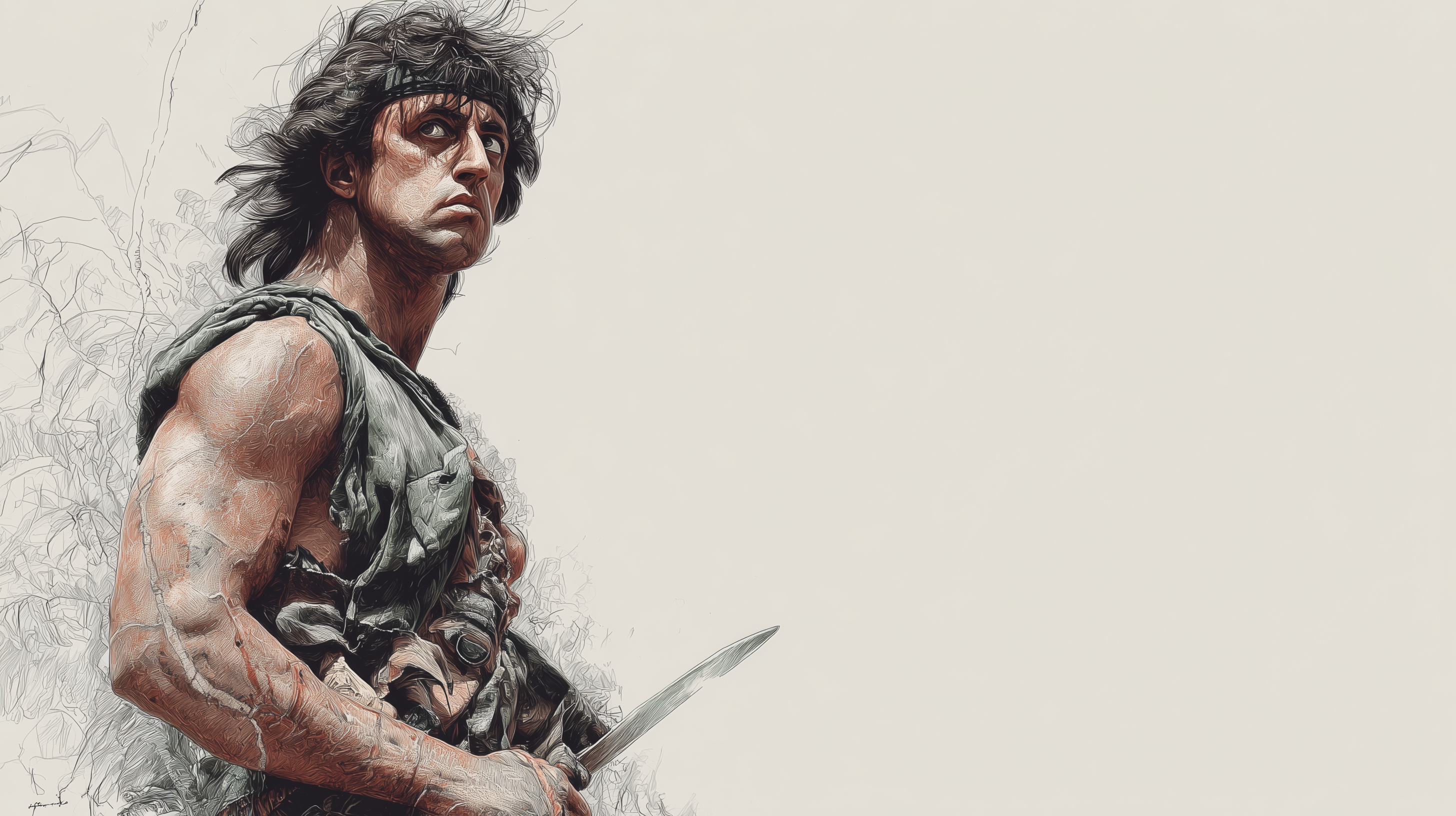 fond d'écran John Rambo mac téléchargement gratuit
