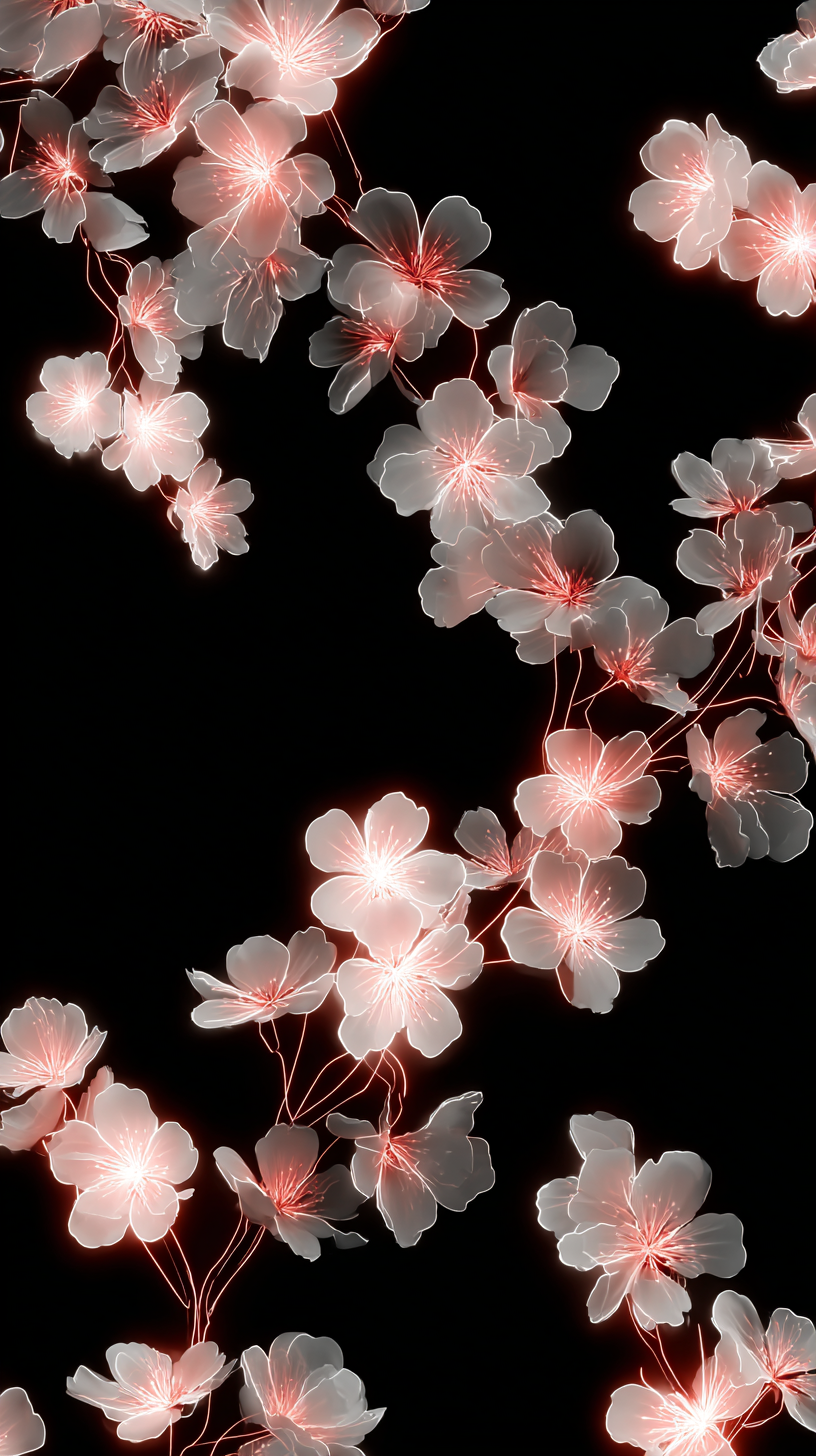 fond d'écran Fleur de cerisier iphone 16 pro gratuit