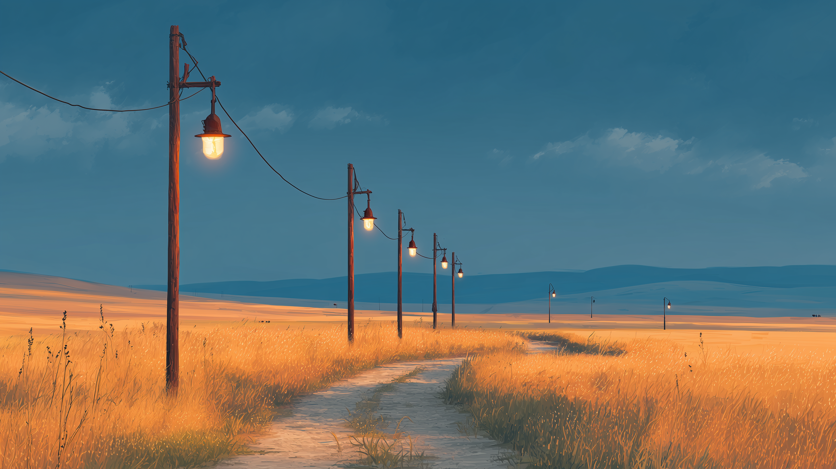 fond d'écran Lampadaire mac os téléchargement gratuit