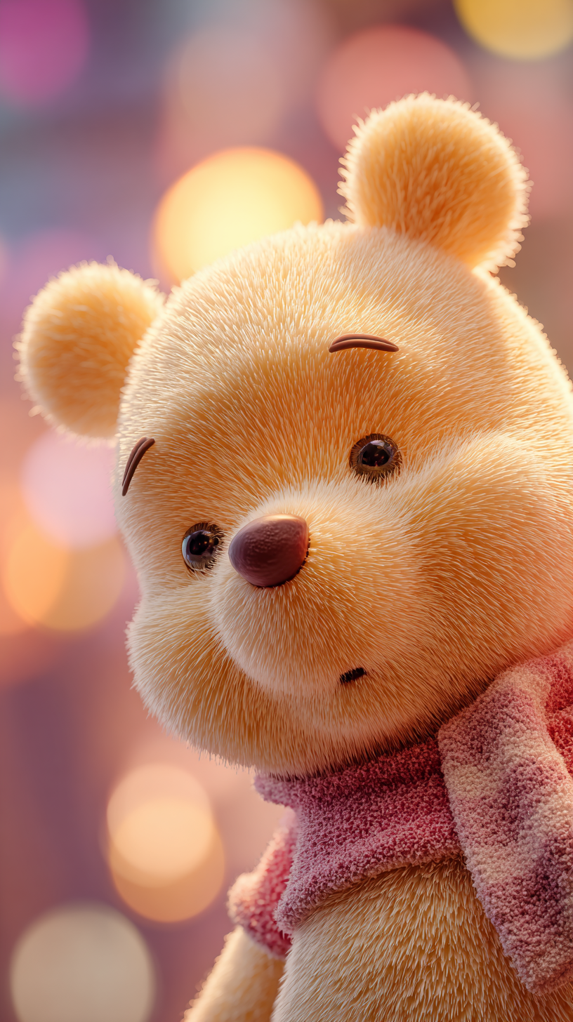 fond d'écran Winnie l’ourson iphone 16 pro max gratuit