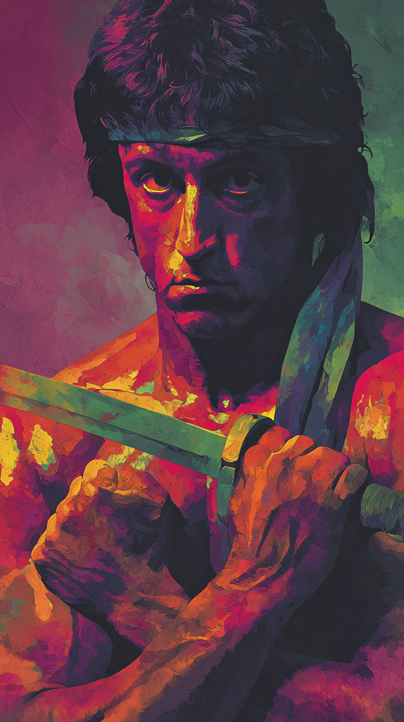 iphone fond d'écran John Rambo télécharger gratuit