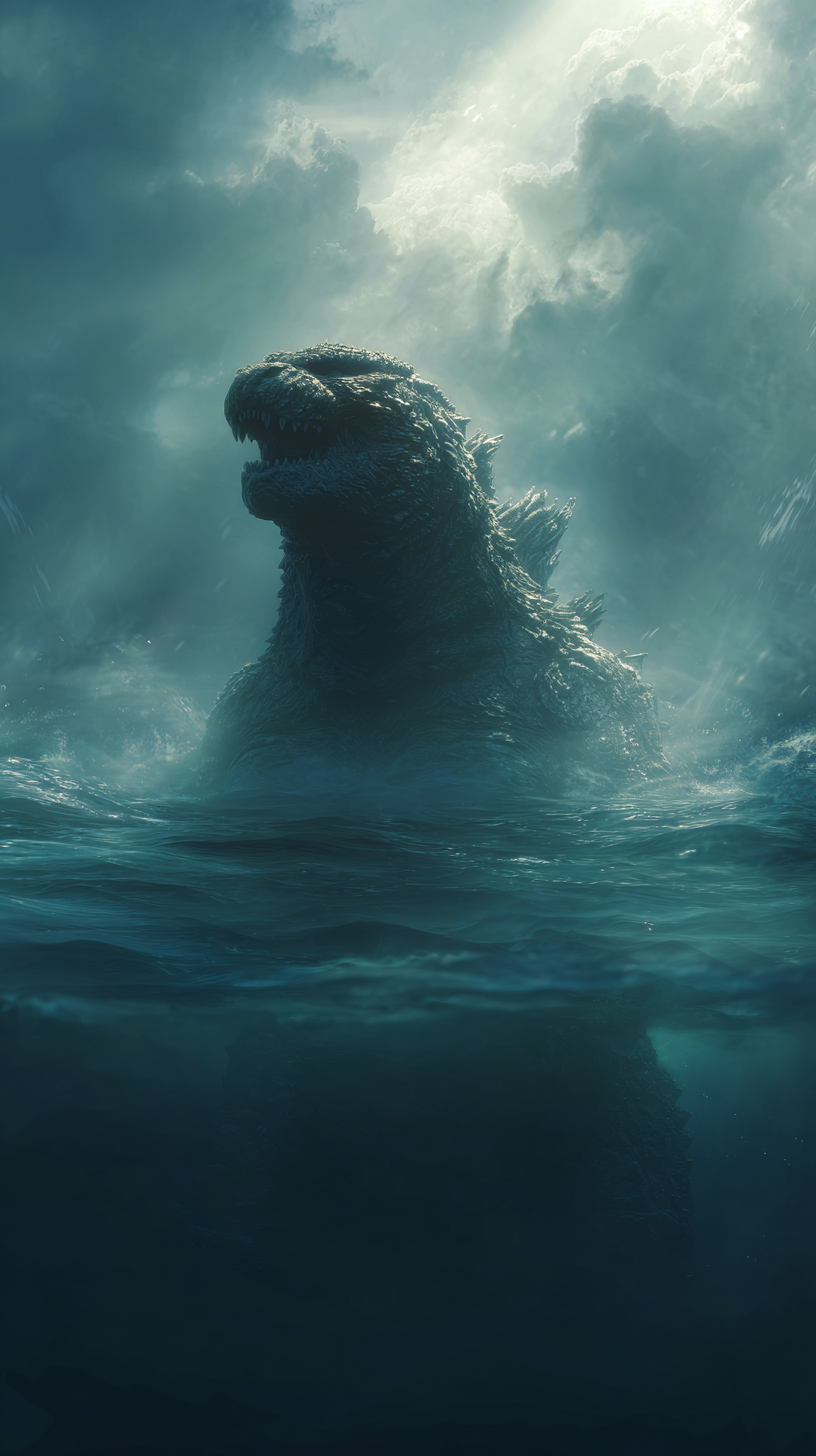 fond d'écran Godzilla téléphone télécharger gratuit