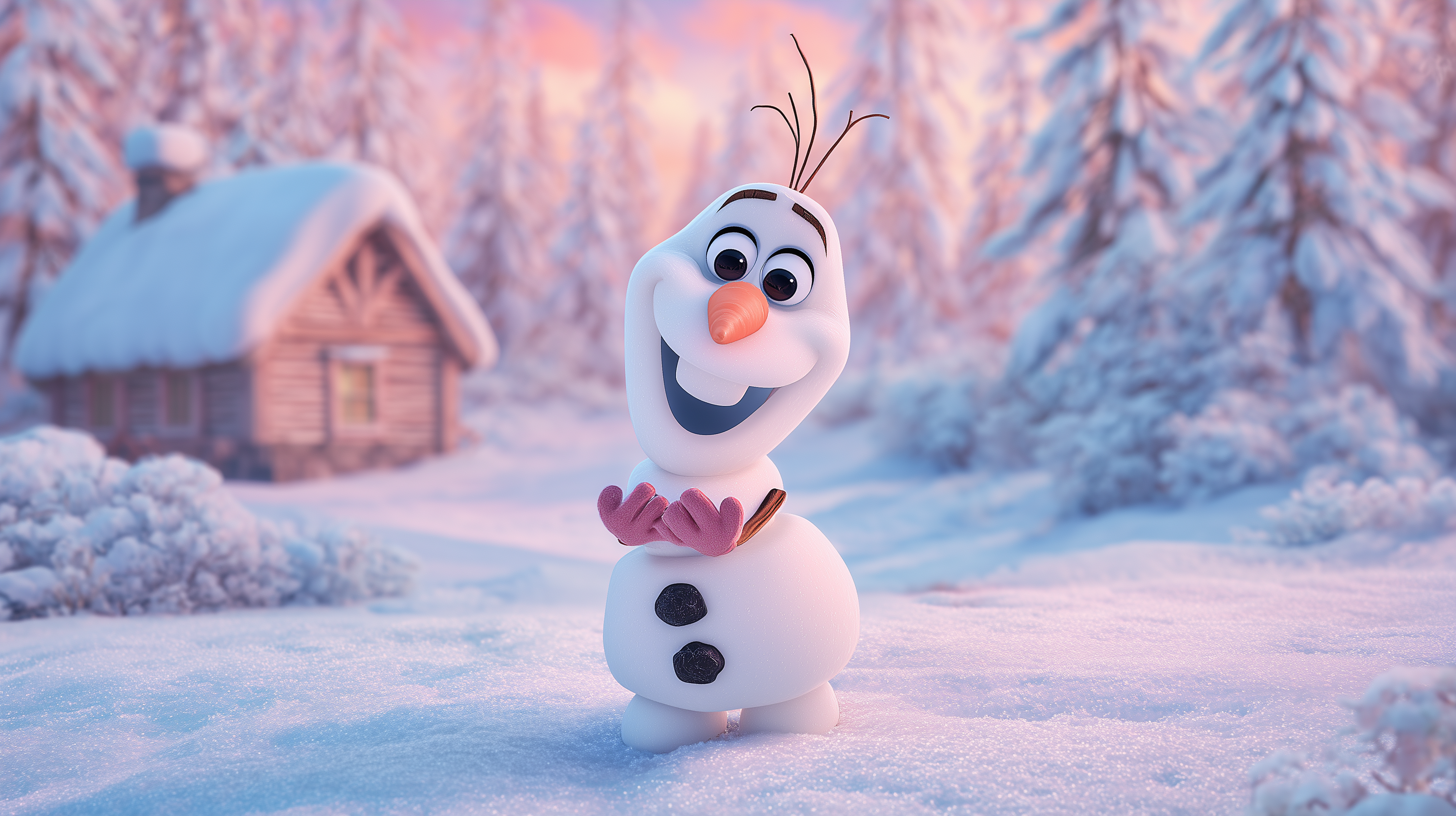 fond d'écran Olaf 5k téléchargement gratuit