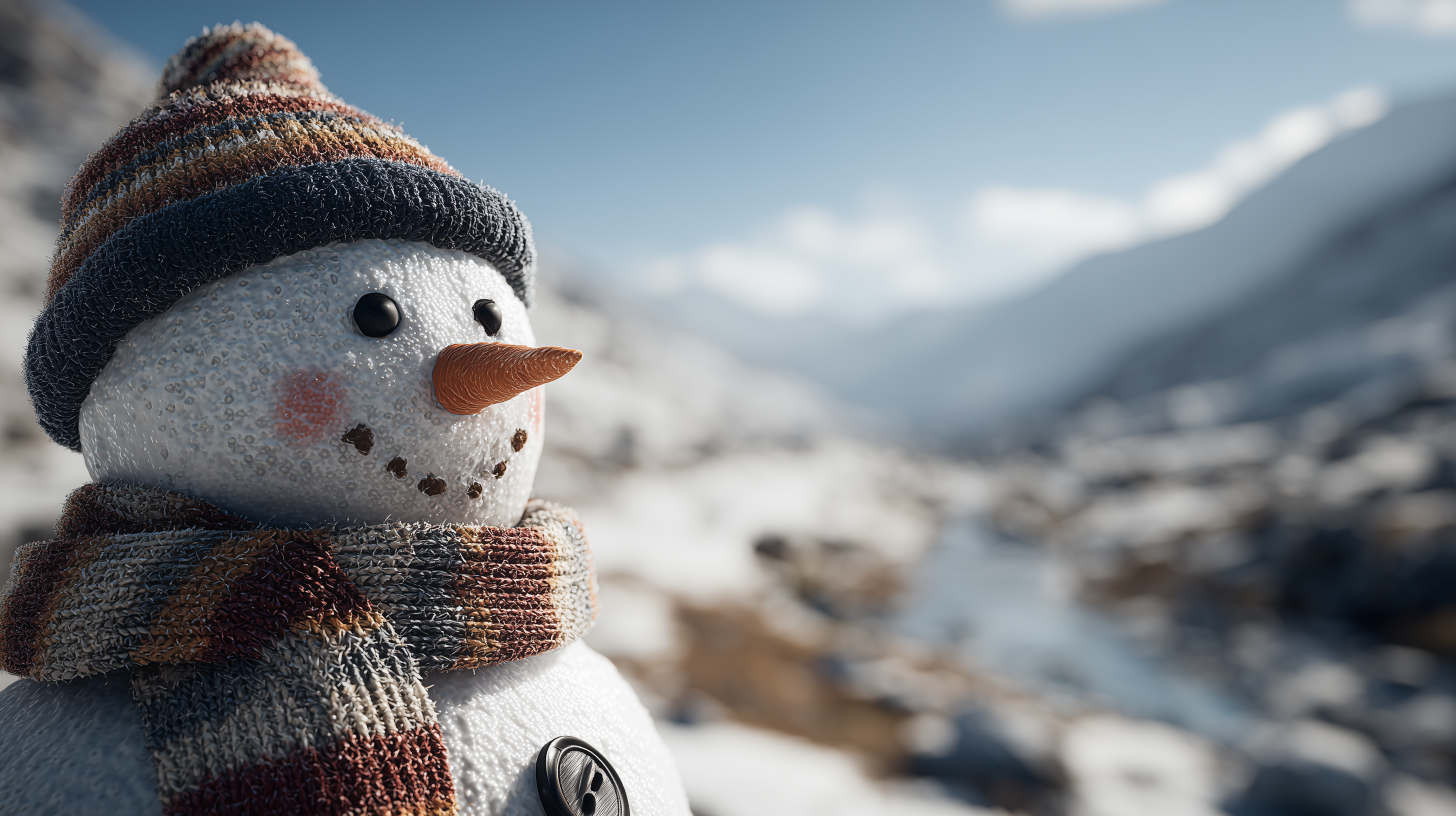 fond d'écran Bonhomme de neige 1080p téléchargement gratuit