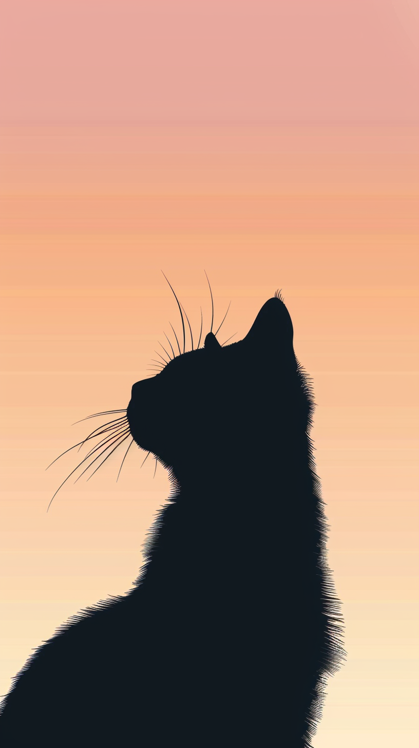 fond d'écran Chat noir iphone 14 pro max télécharger gratuit