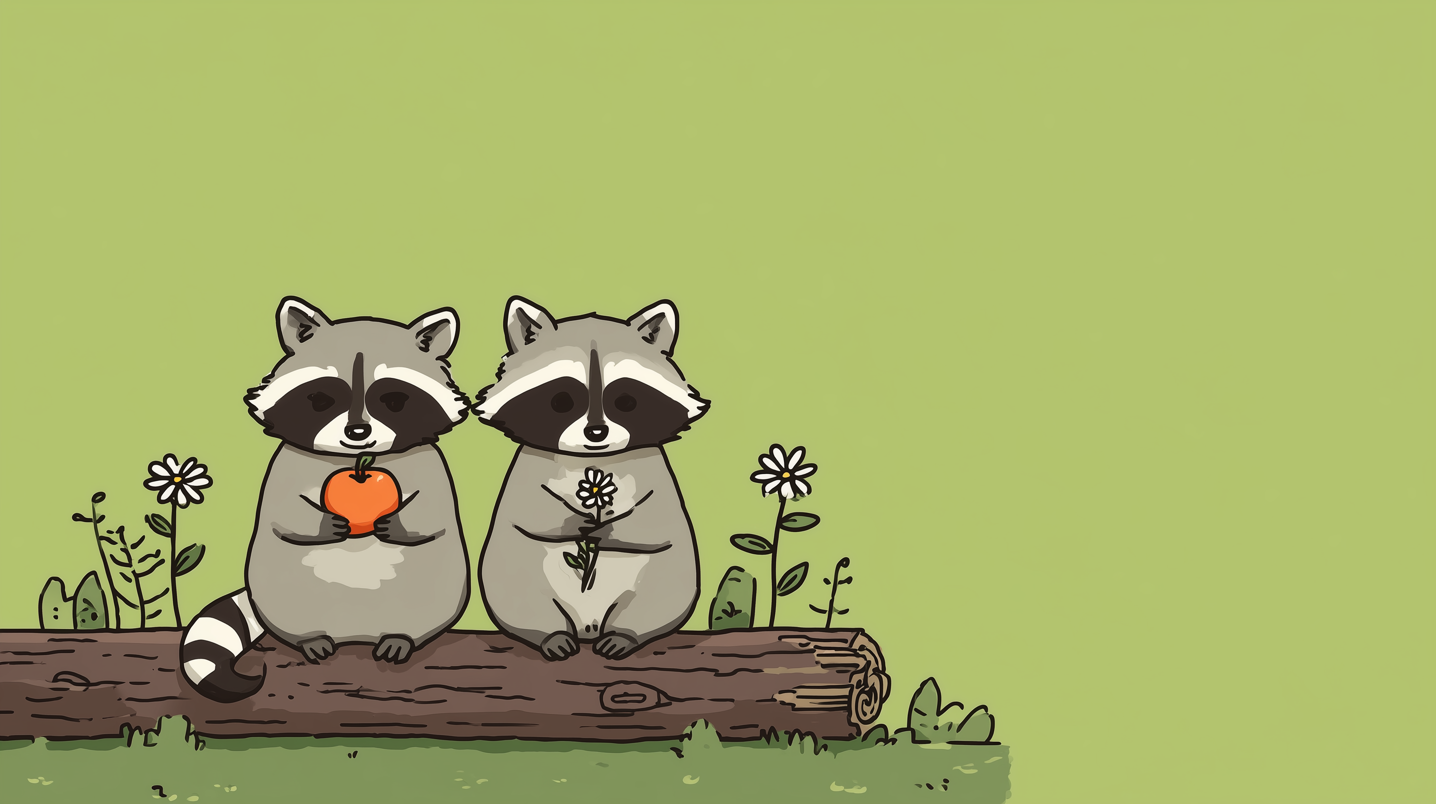 fond d'écran Raton laveur hp windows 11 téléchargement gratuit