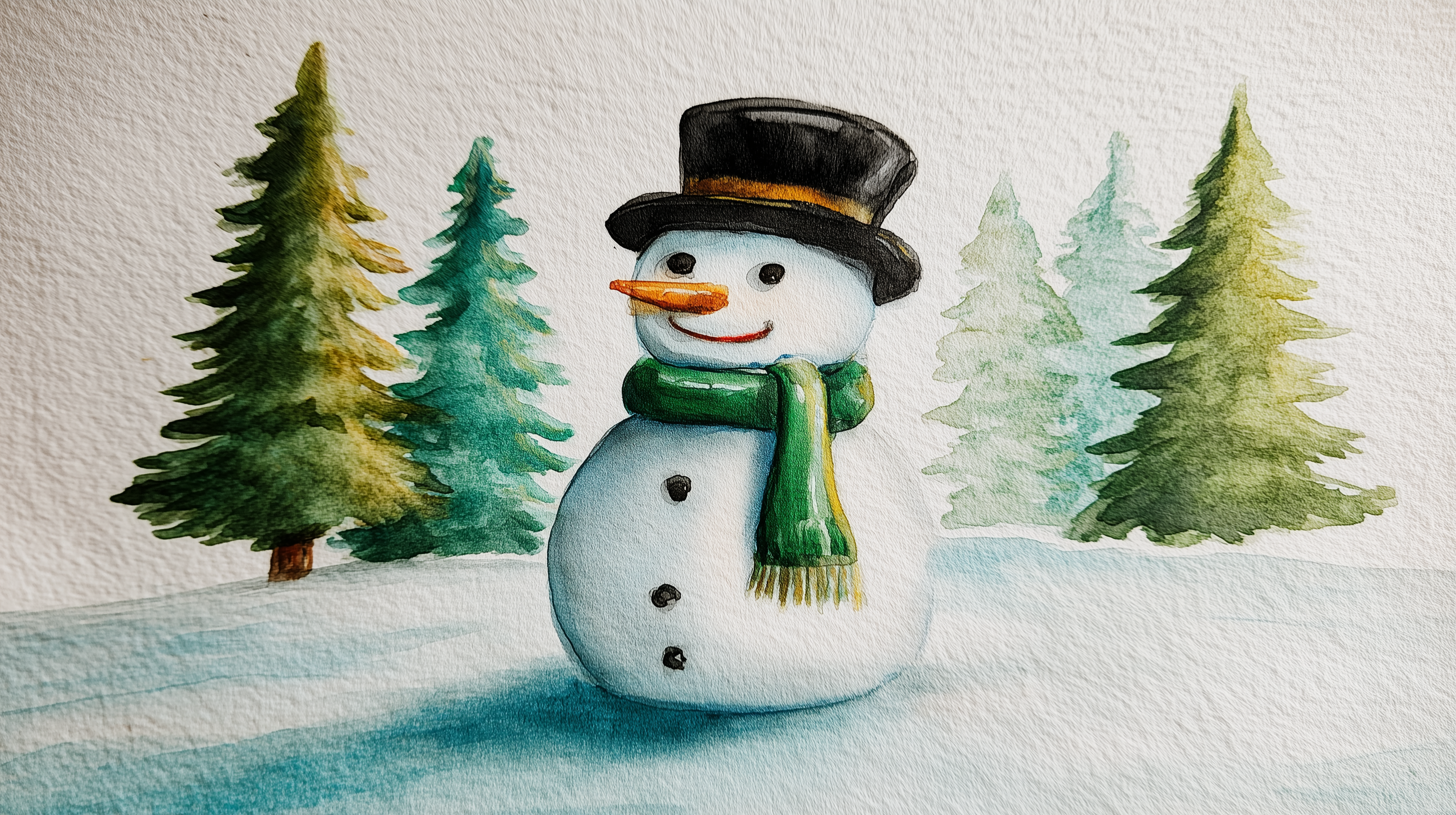 fond d'écran Bonhomme de neige windows 10 1920x1080 téléchargement gratuit