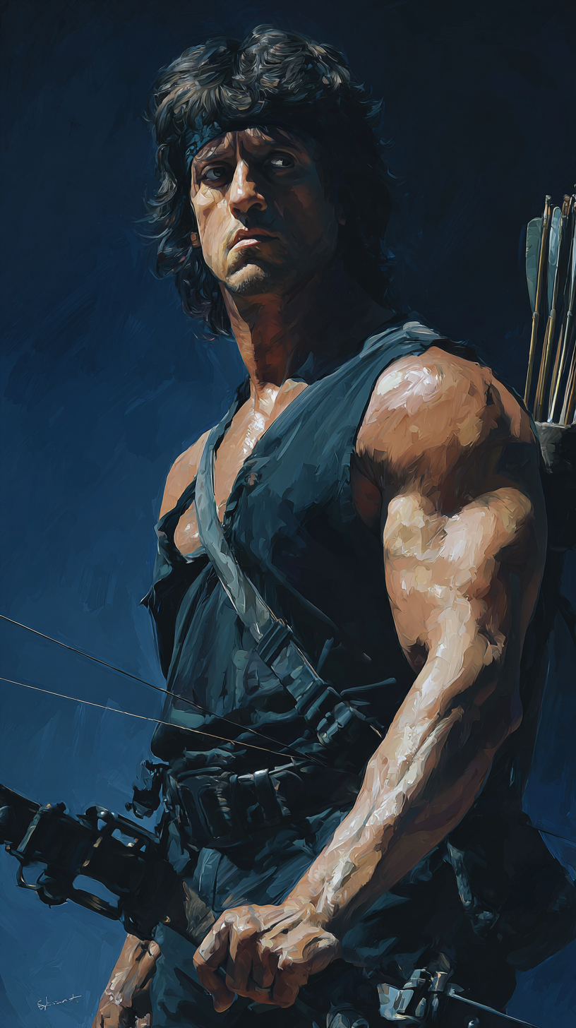 fond d'écran John Rambo haute qualité pour tablette android gratuit