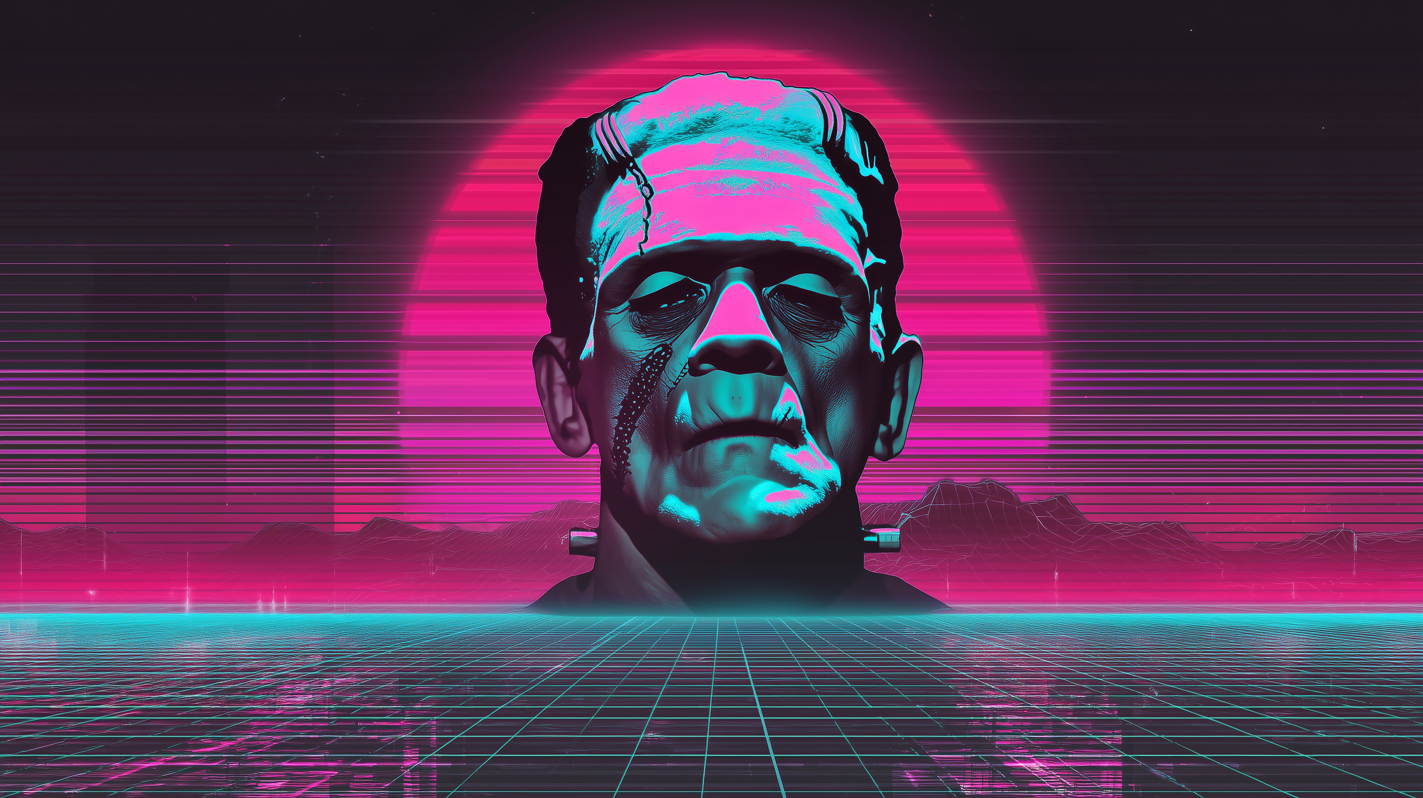 fond d'écran Frankenstein personnalisé téléchargement gratuit
