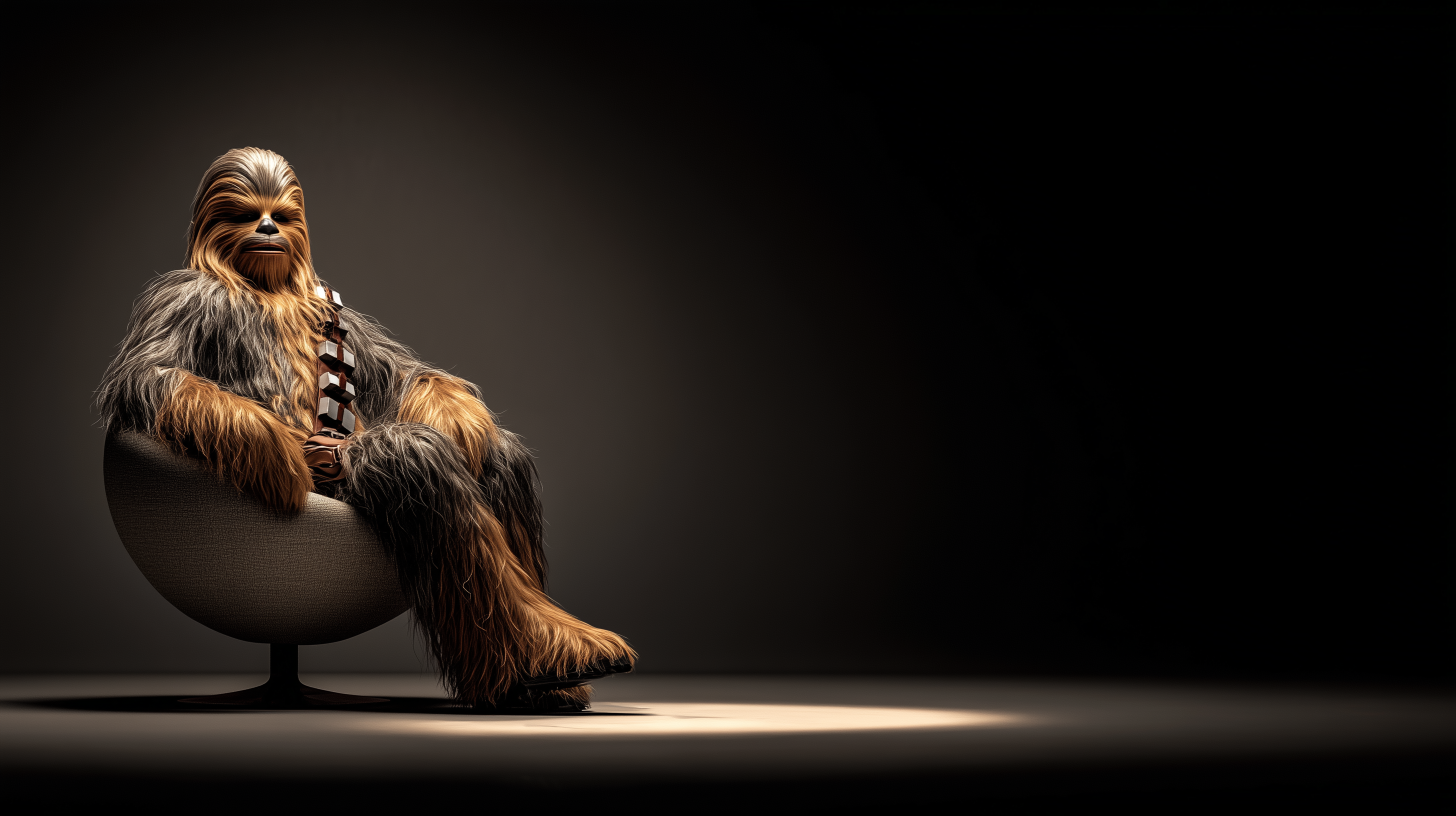 fond d'écran Chewbacca ultrawide 3440x1440 téléchargement gratuit
