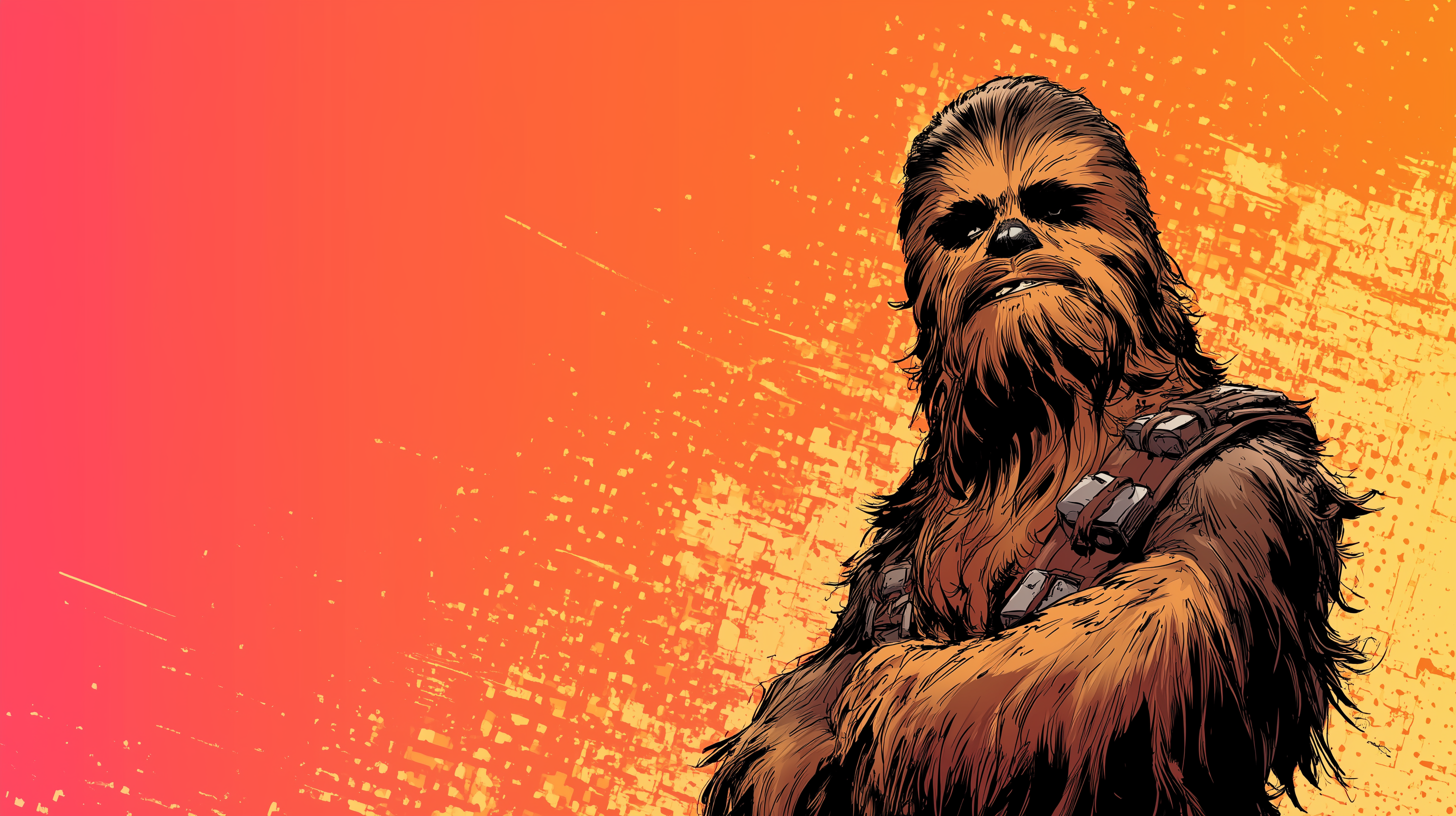 fond d'écran Chewbacca hp 4k téléchargement gratuit