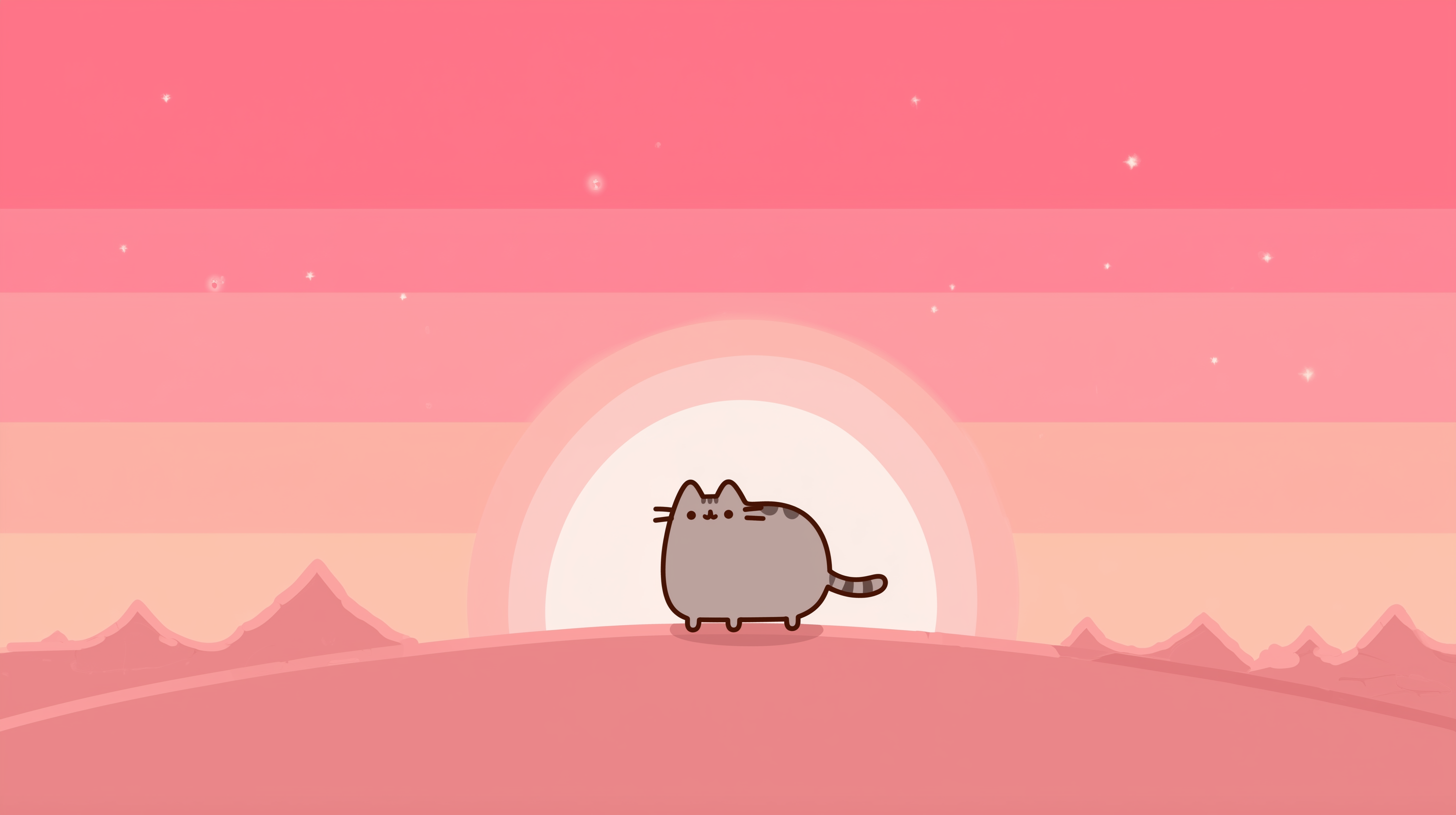 fond d'écran Pusheen ultra hd 4k téléchargement gratuit