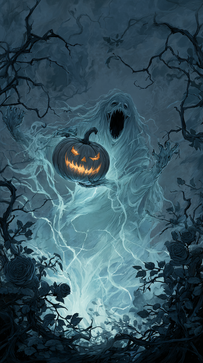 fond d'écran Jack o’ lantern téléphone Nokia gratuit