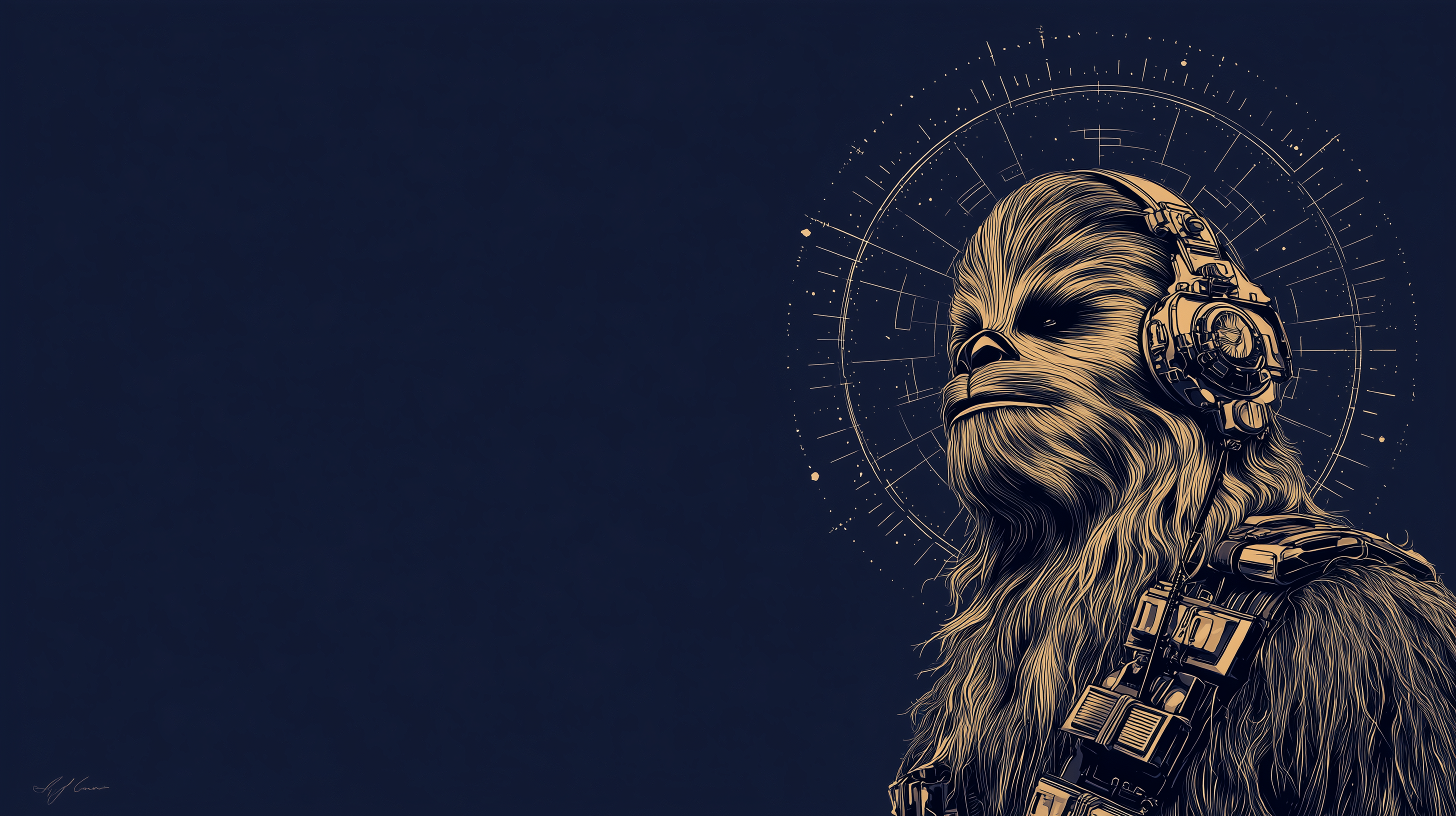 fond d'écran Chewbacca ultra hd 3840x2160 téléchargement gratuit
