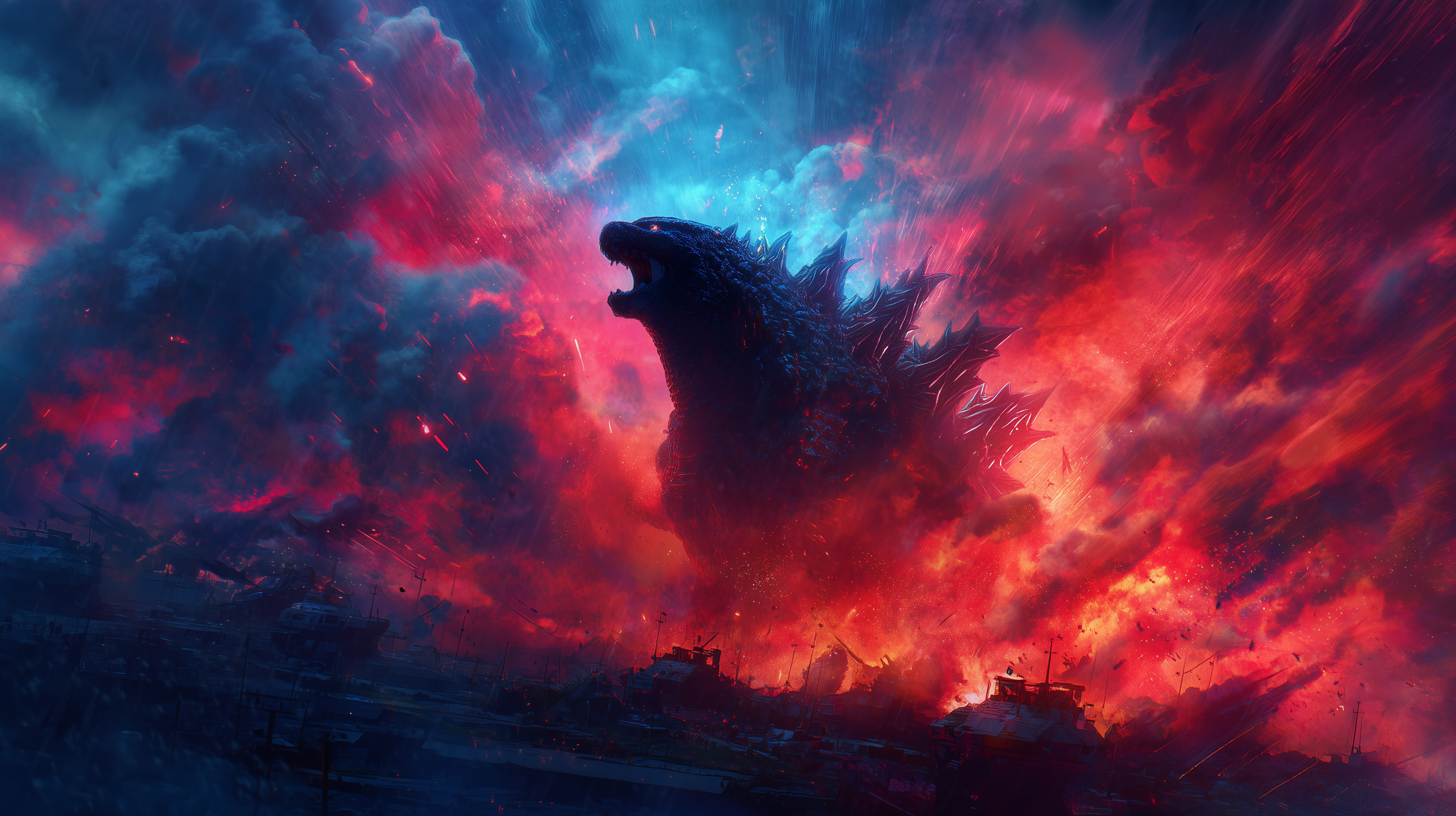 fond d'écran Godzilla mac os téléchargement gratuit
