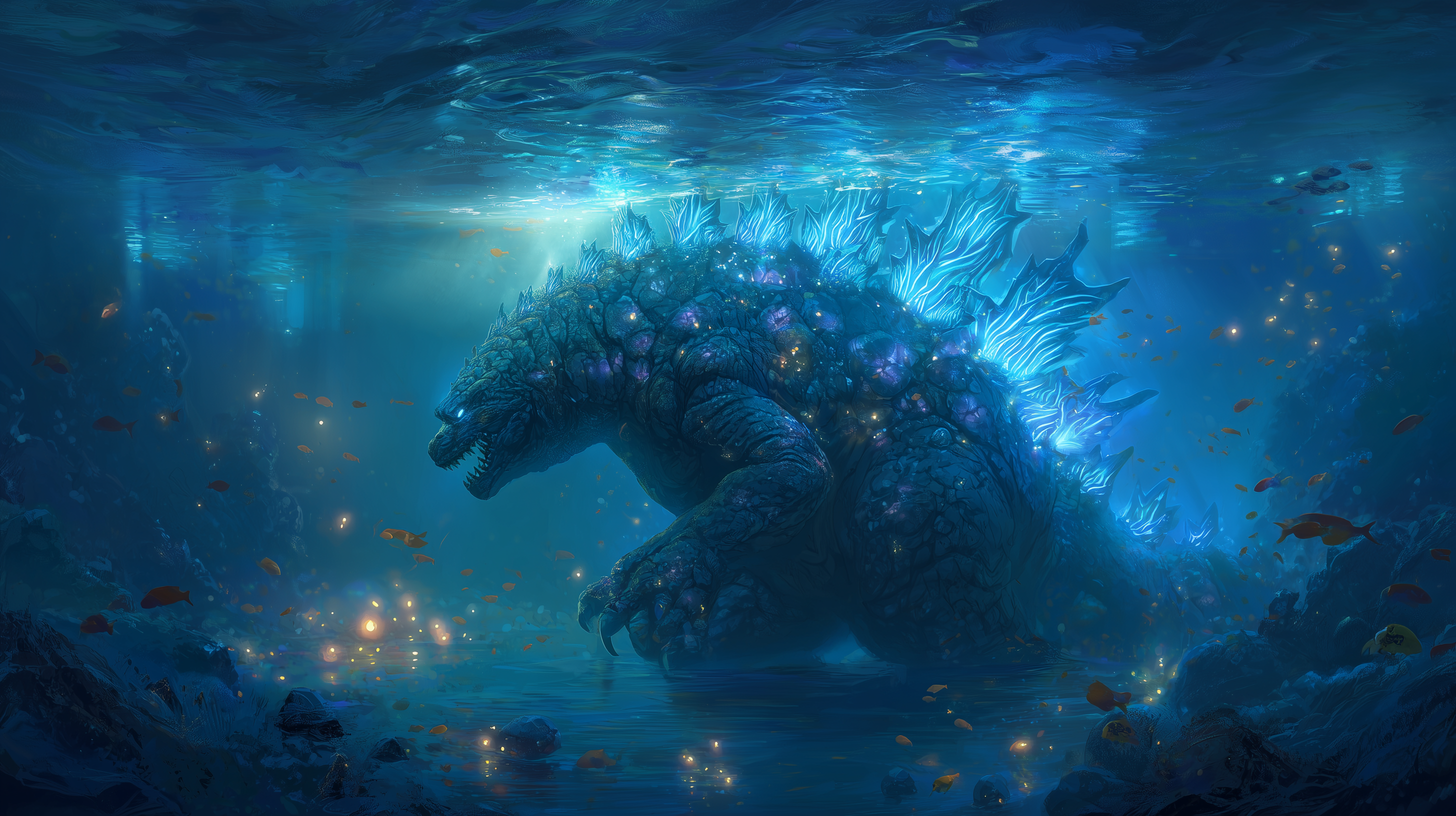 hp fond d'écran Godzilla téléchargement gratuit