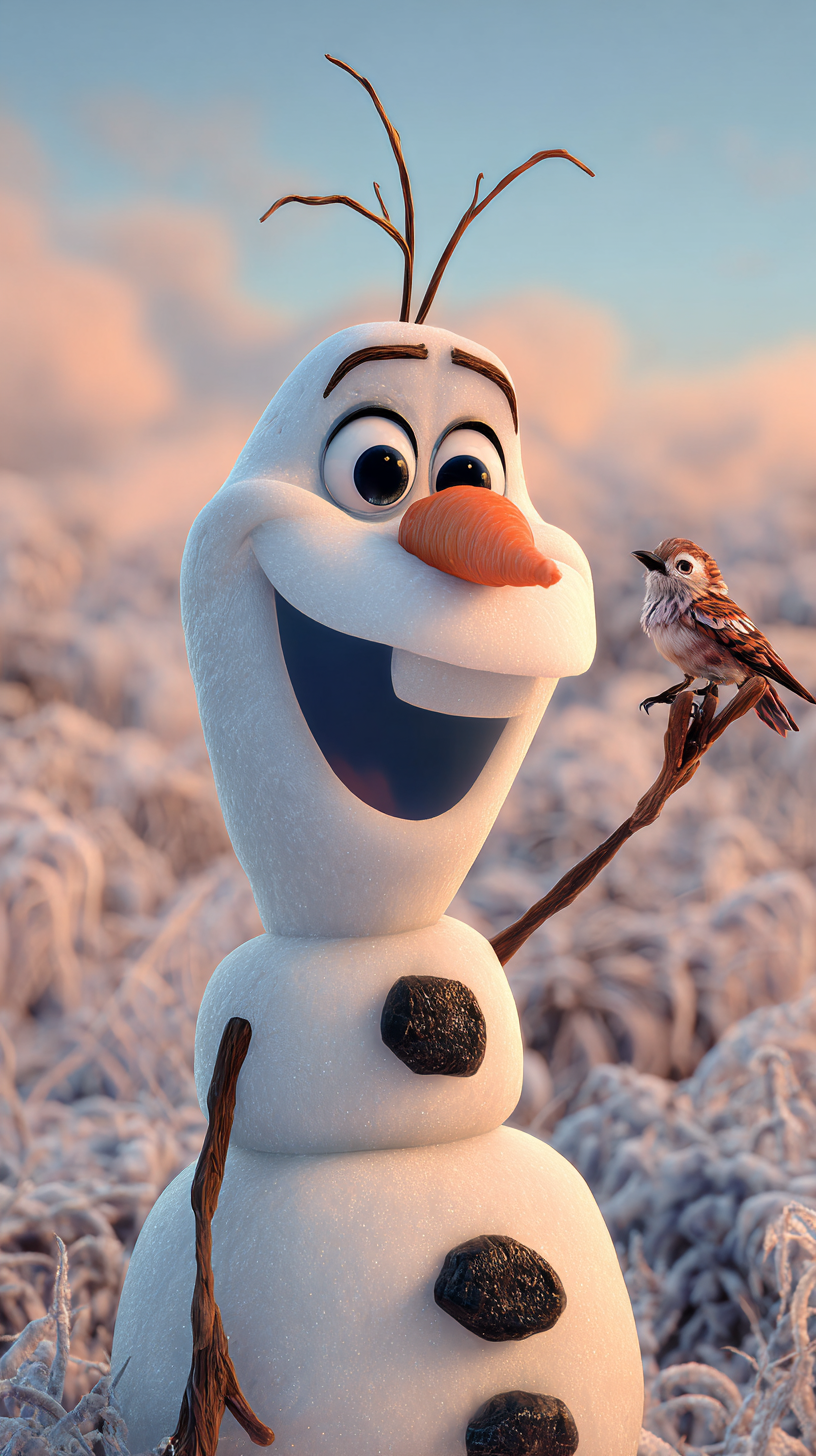 fond d'écran Olaf iphone 4k télécharger gratuit