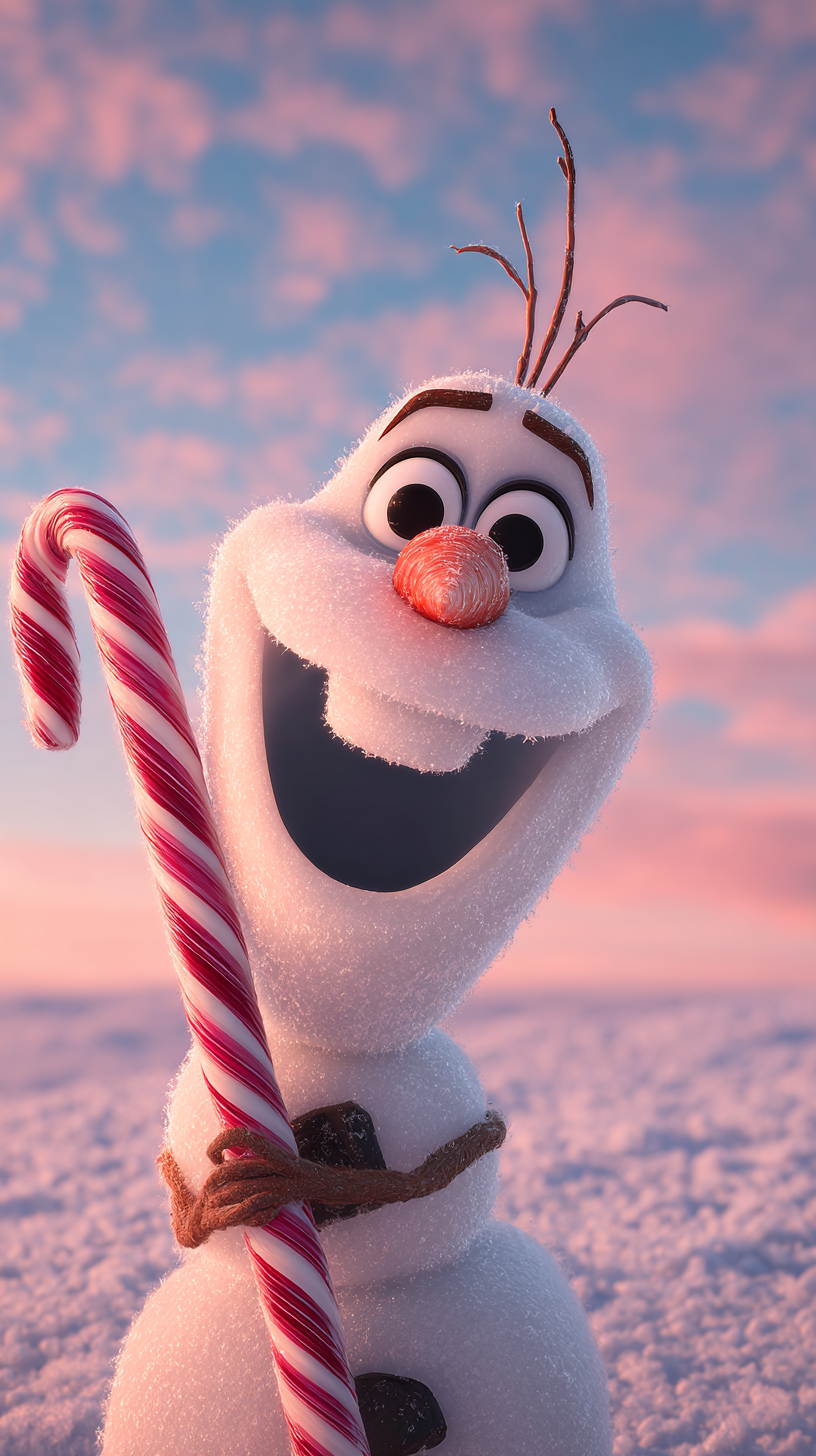 fond d'écran Olaf 4k iphone télécharger gratuit
