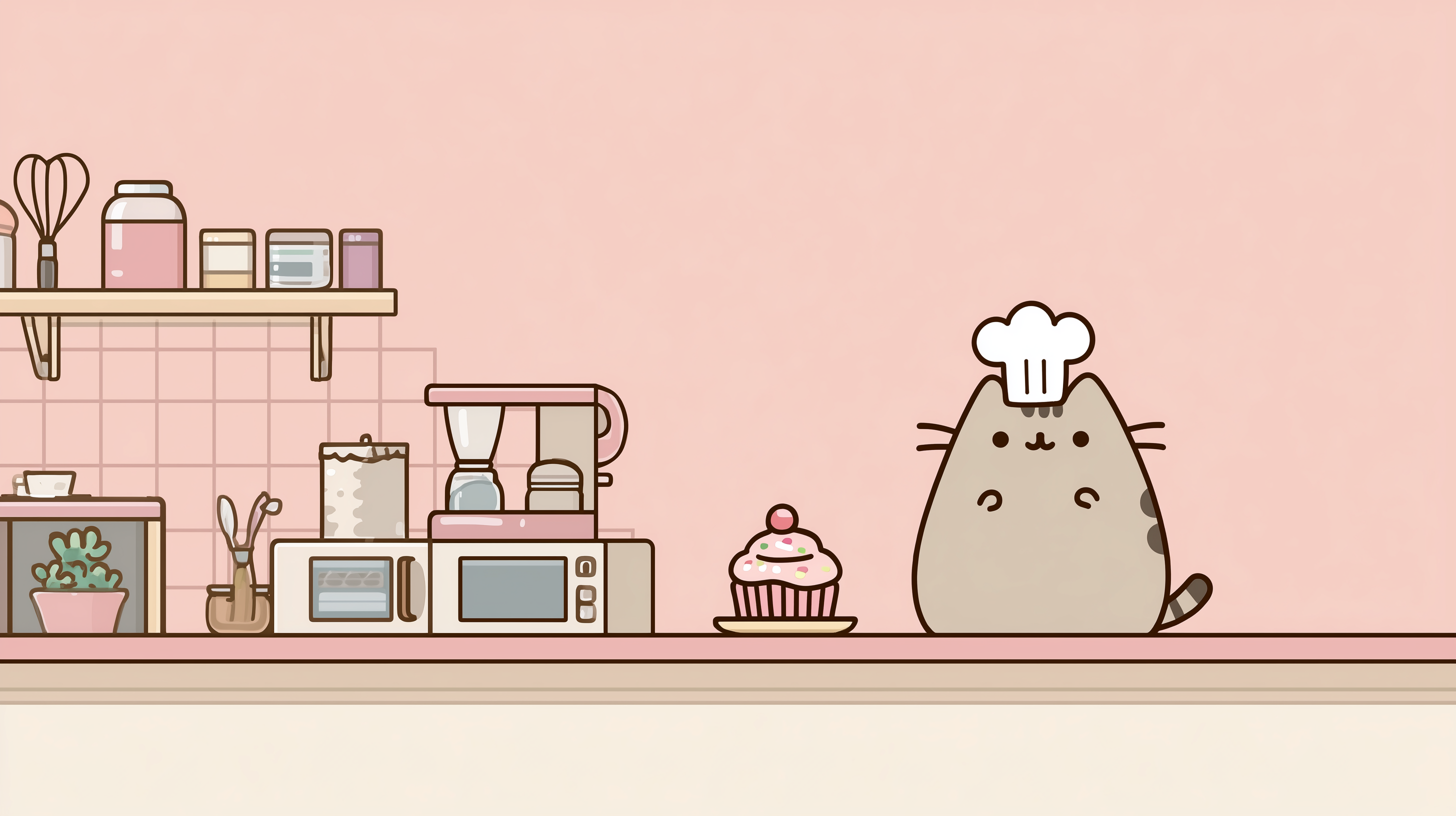fond d'écran Pusheen haute définition téléchargement gratuit
