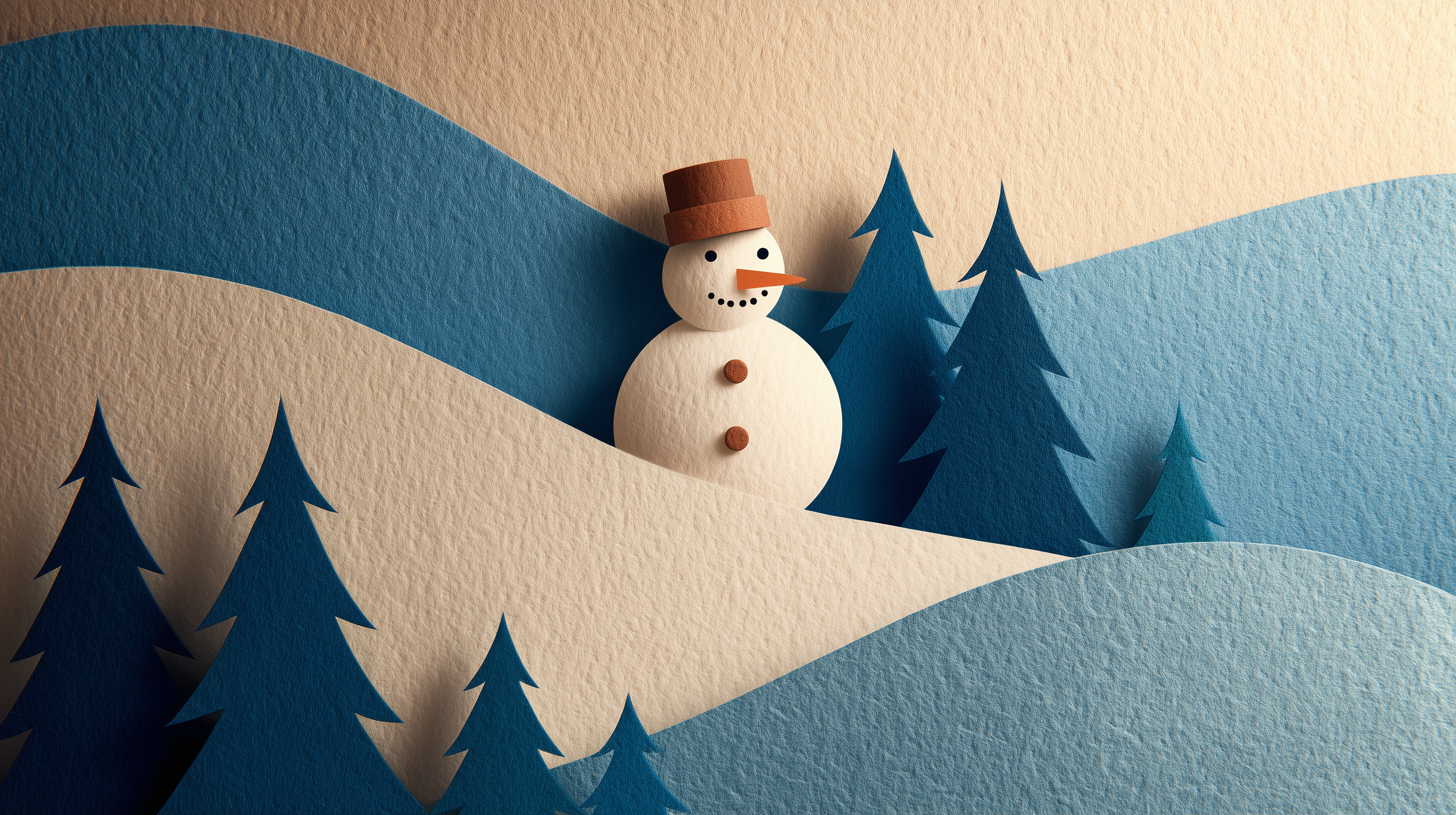 fond d'écran Bonhomme de neige Apple téléchargement gratuit