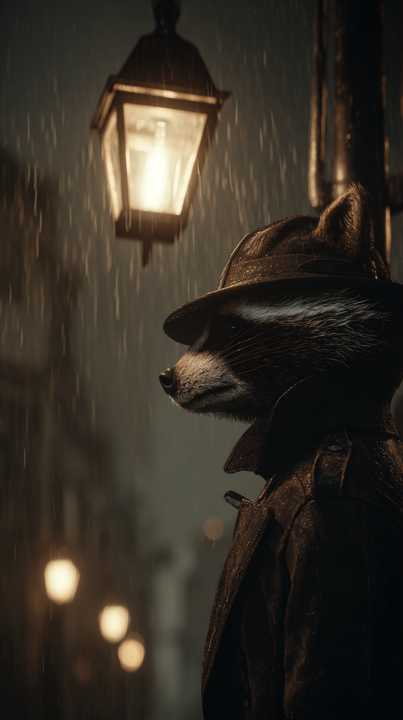 fond d'écran Raton laveur iphone 14 pro max gratuit