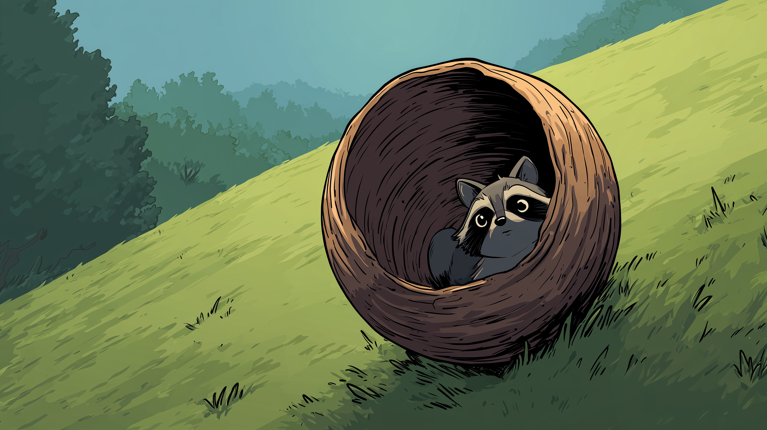 fond d'écran Raton laveur hp téléchargement gratuit