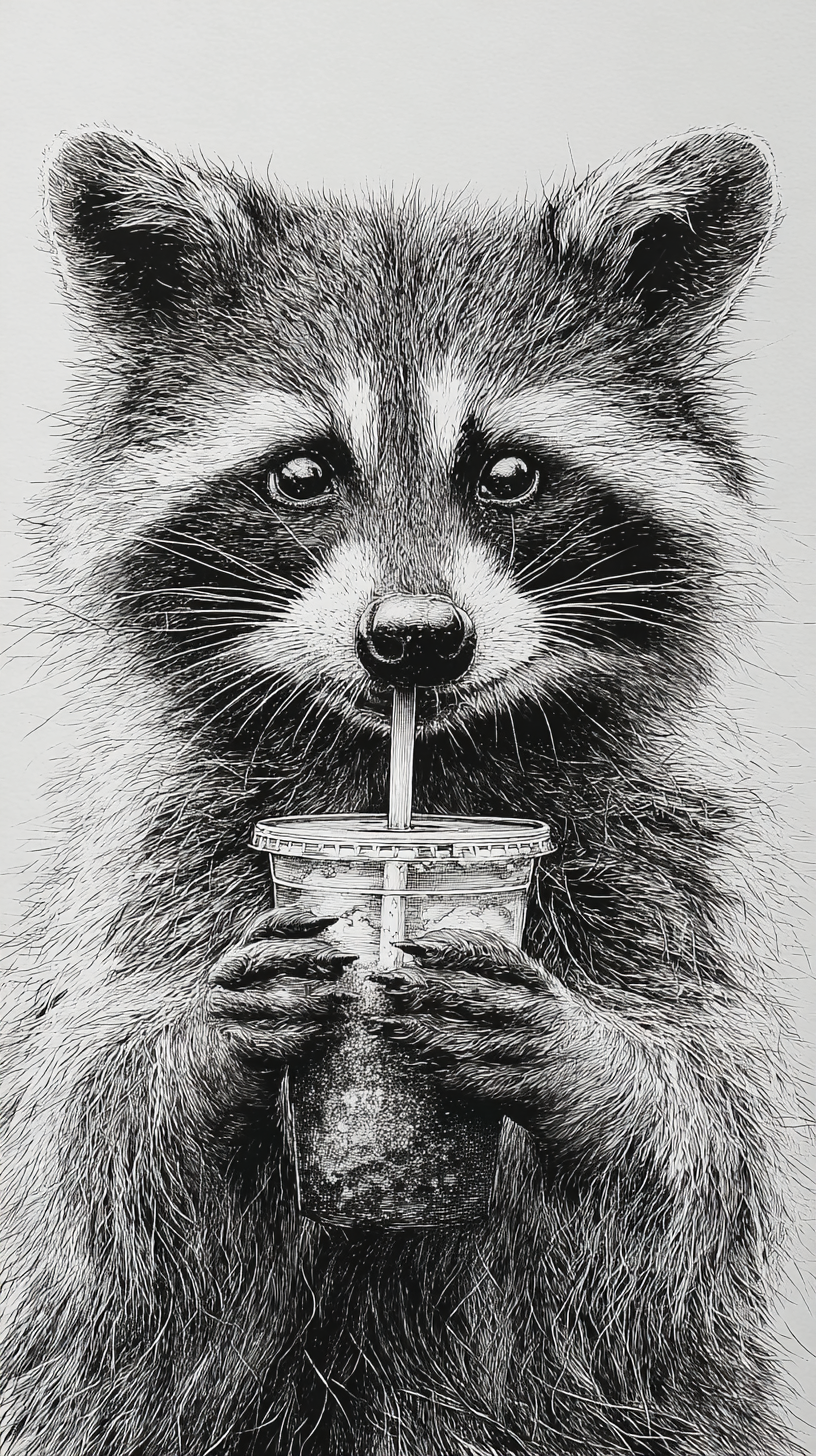 fond d'écran Raton laveur pour iphone gratuit