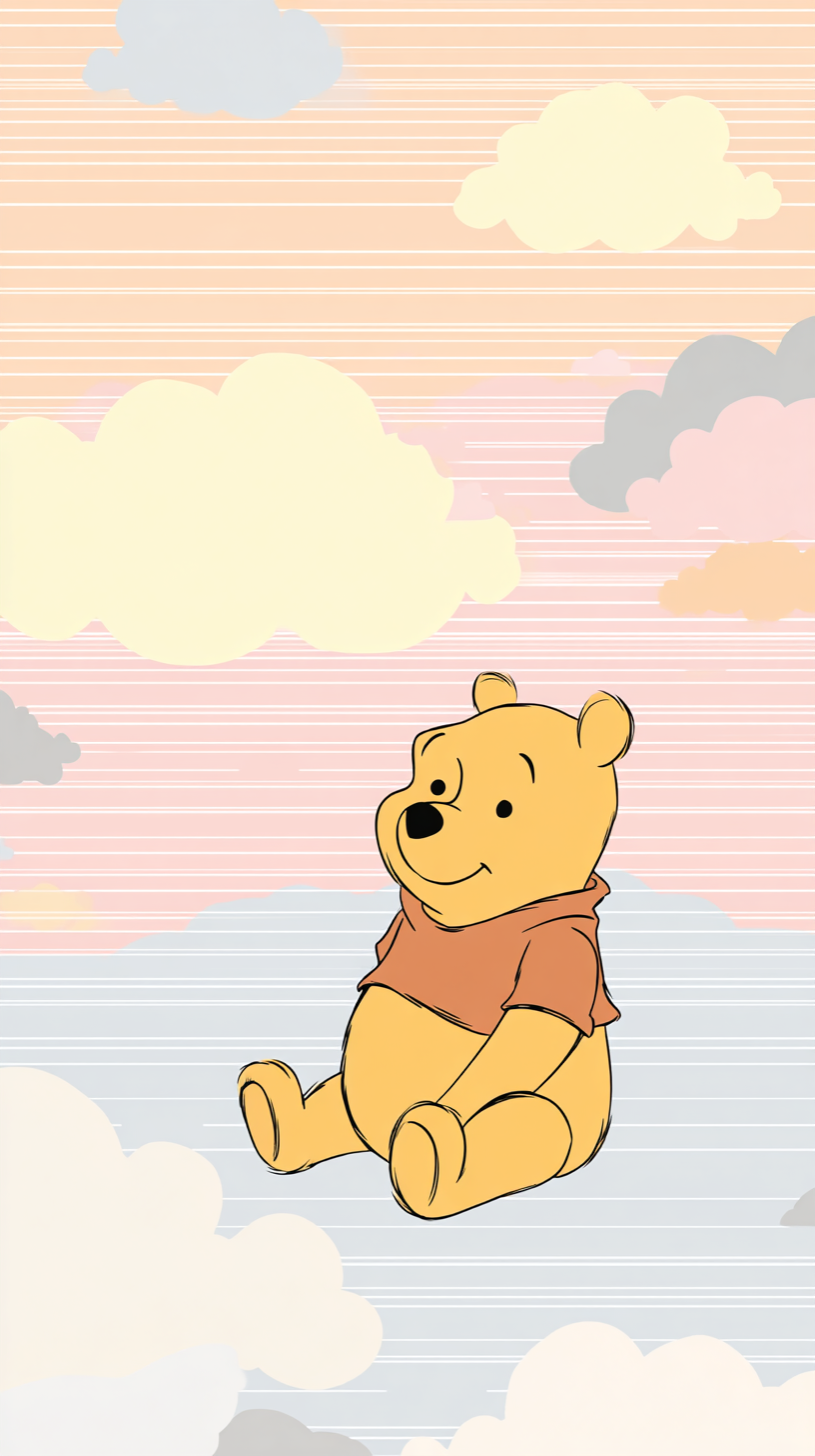 fond d'écran Winnie l’ourson iphone 17 air gratuit