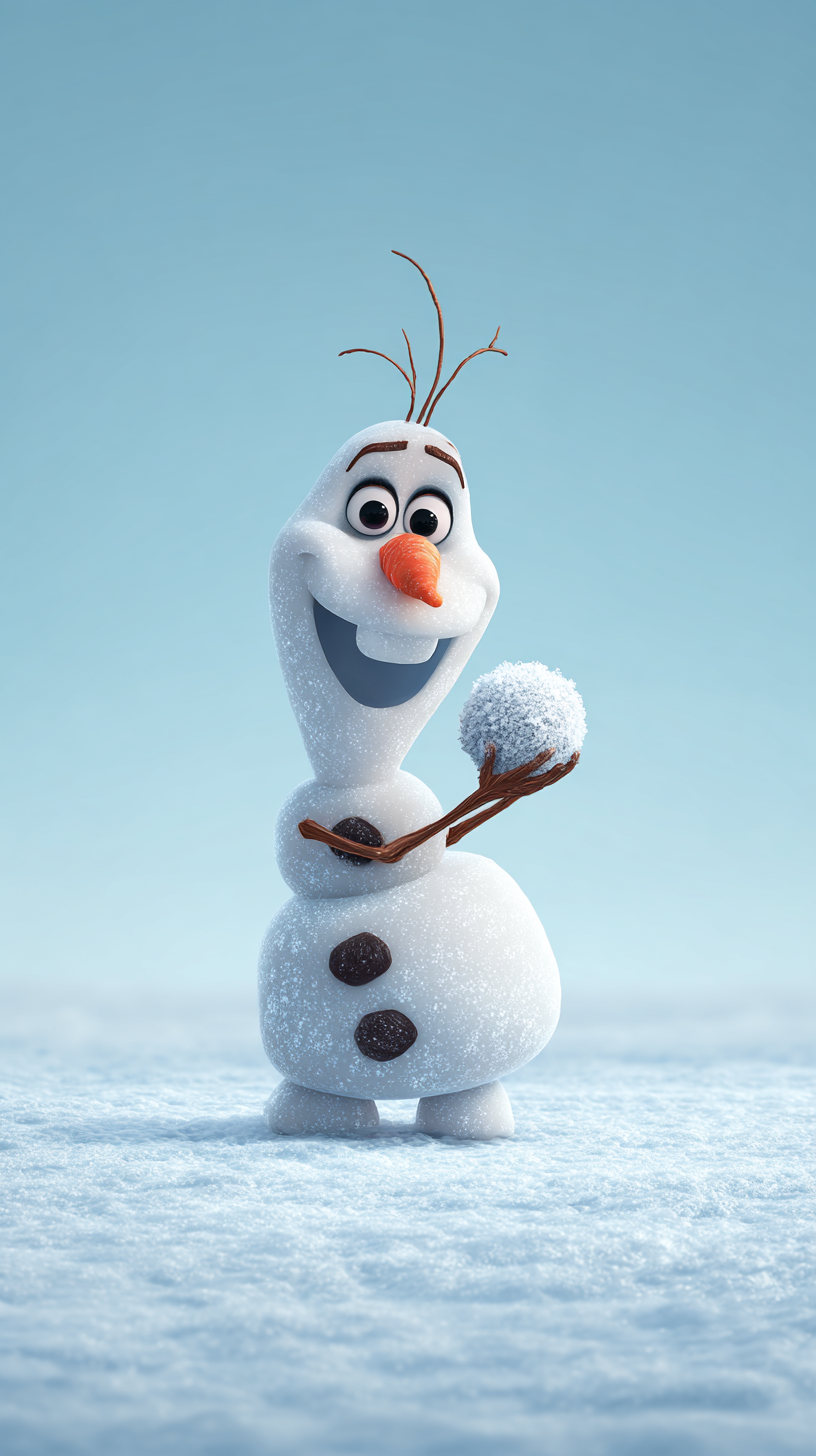 fond d'écran Olaf iphone 16 pro gratuit
