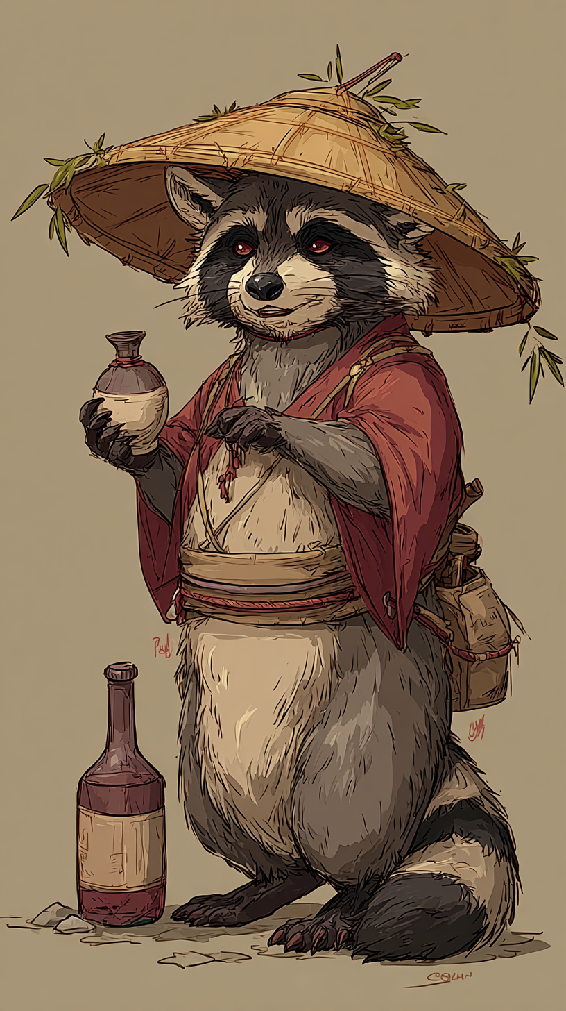 fond d'écran Raton laveur iphone 17 gratuit