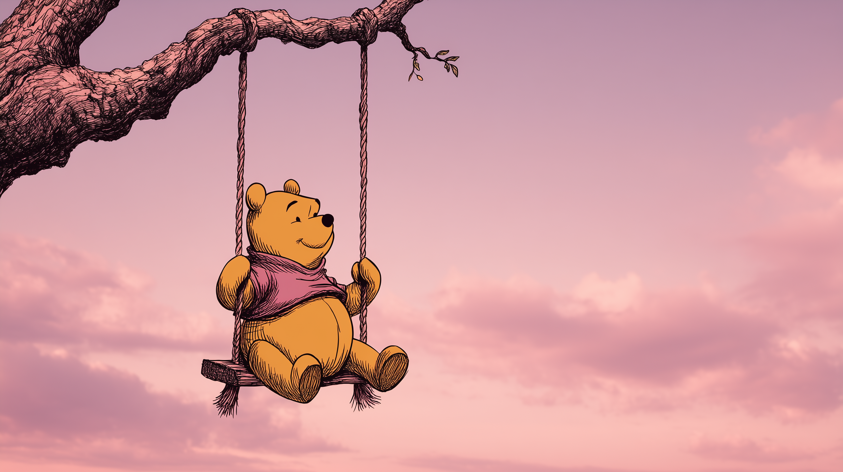 fond d'écran Winnie l’ourson 4k 1920x1080 téléchargement gratuit