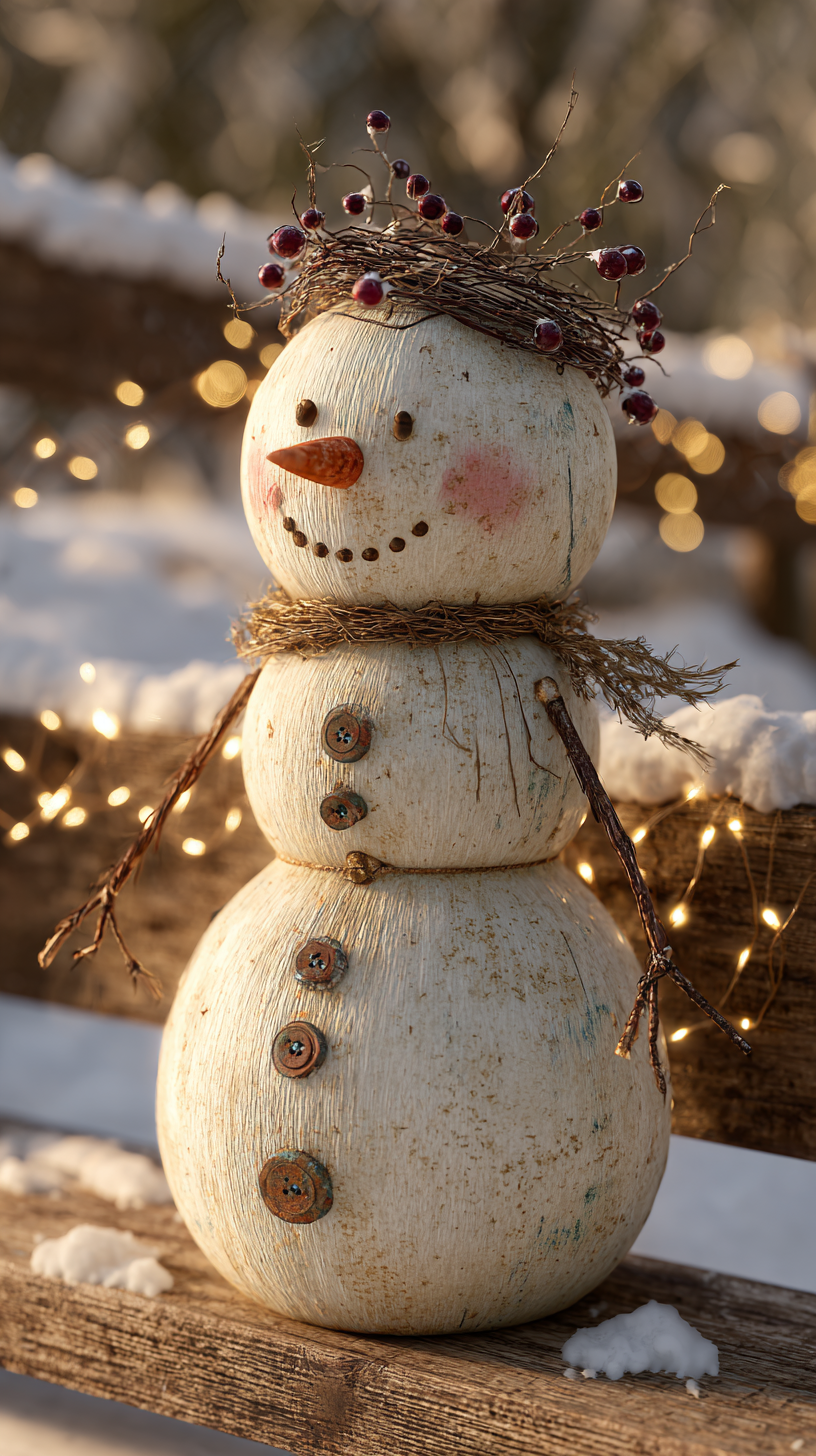 fond d'écran Bonhomme de neige iphone 15 pro max 4k gratuit