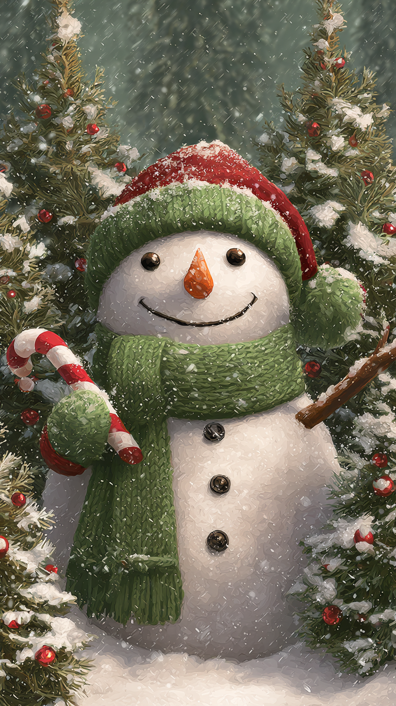 fond d'écran Bonhomme de neige téléphone Motorola gratuit