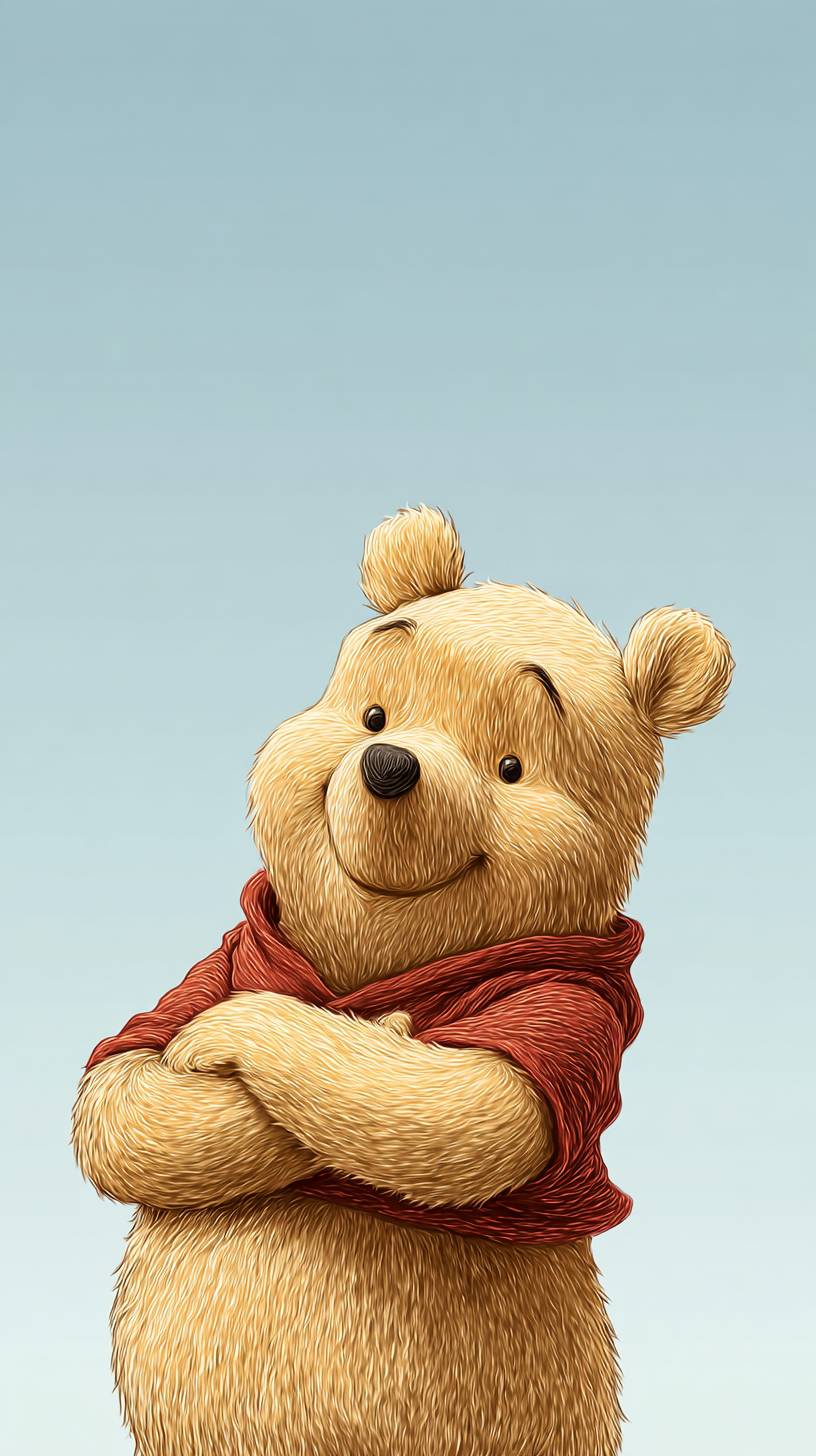 fond d'écran Winnie l’ourson android 4k télécharger gratuit