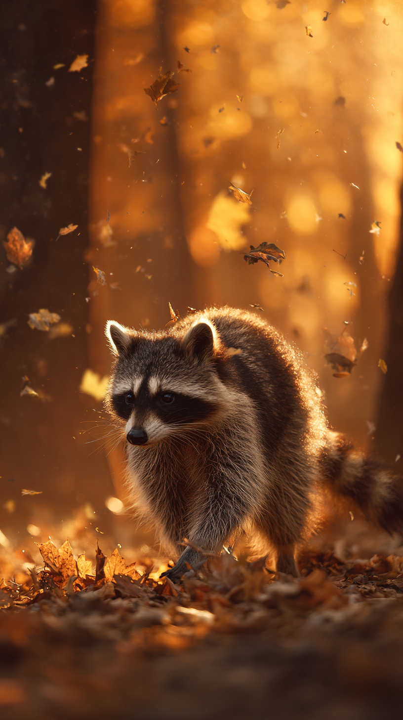 fond d'écran Raton laveur téléphone OnePlus télécharger gratuit