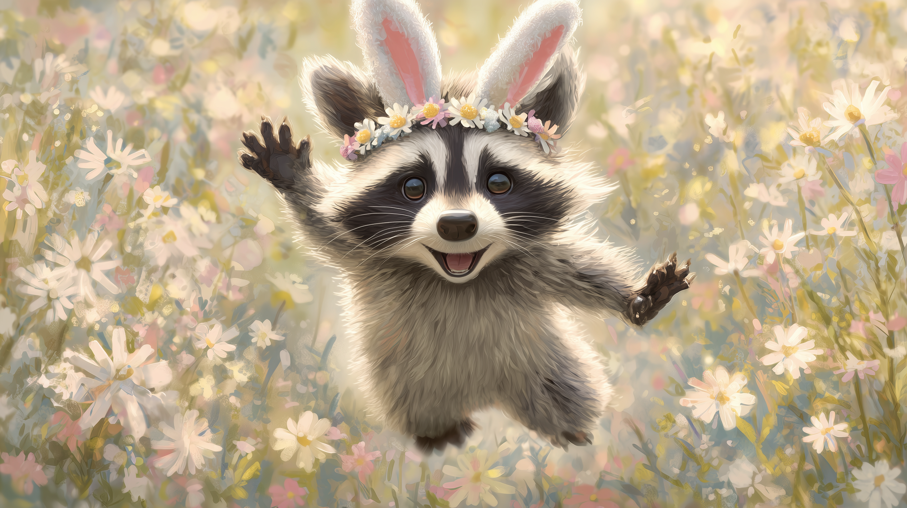 fond d'écran Raton laveur pc 4k 1920x1080 téléchargement gratuit