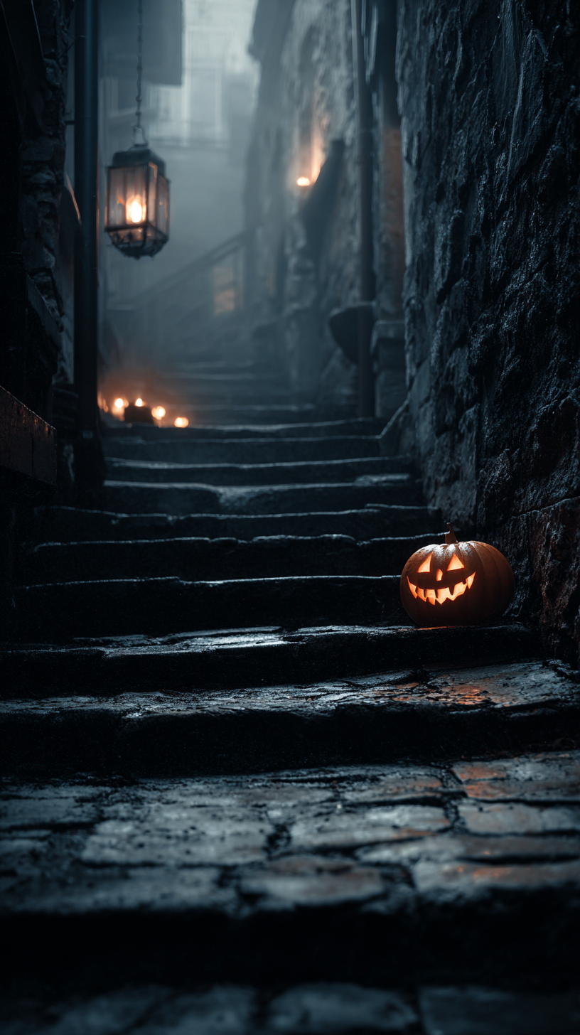 fond d'écran Jack o’ lantern iphone x télécharger gratuit