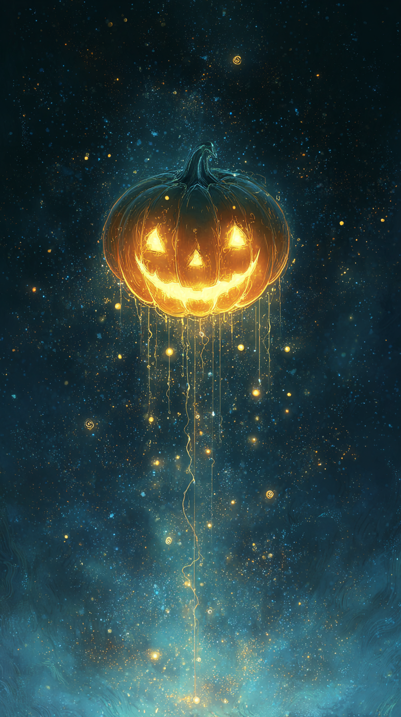 fond d'écran Jack o’ lantern android 4k télécharger gratuit