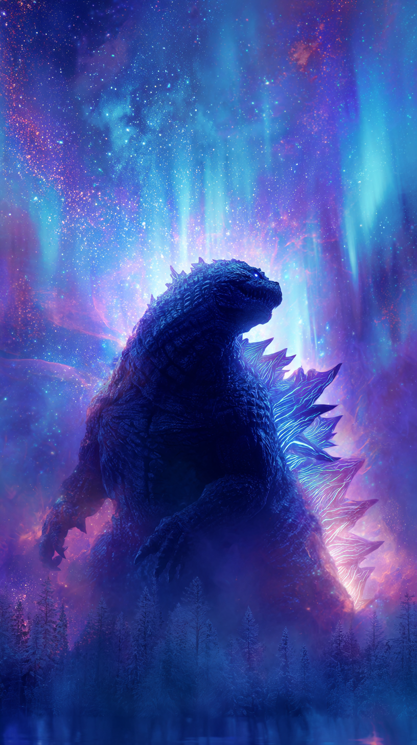 fond d'écran Godzilla iphone 14 pro max gratuit