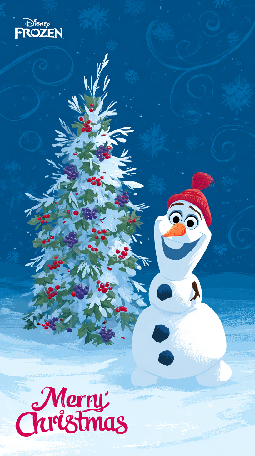 fond d'écran Olaf pour iphone gratuit